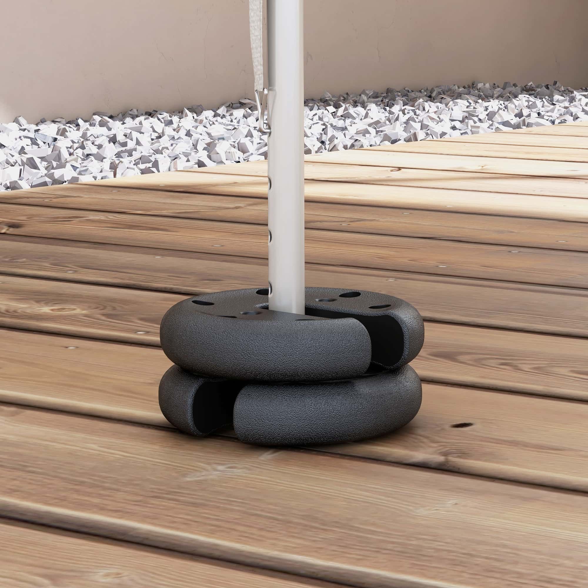 4goodz 4 stuks Partytent Verzwaring gewichten - 4 kg per stuk / 16 kg totaal