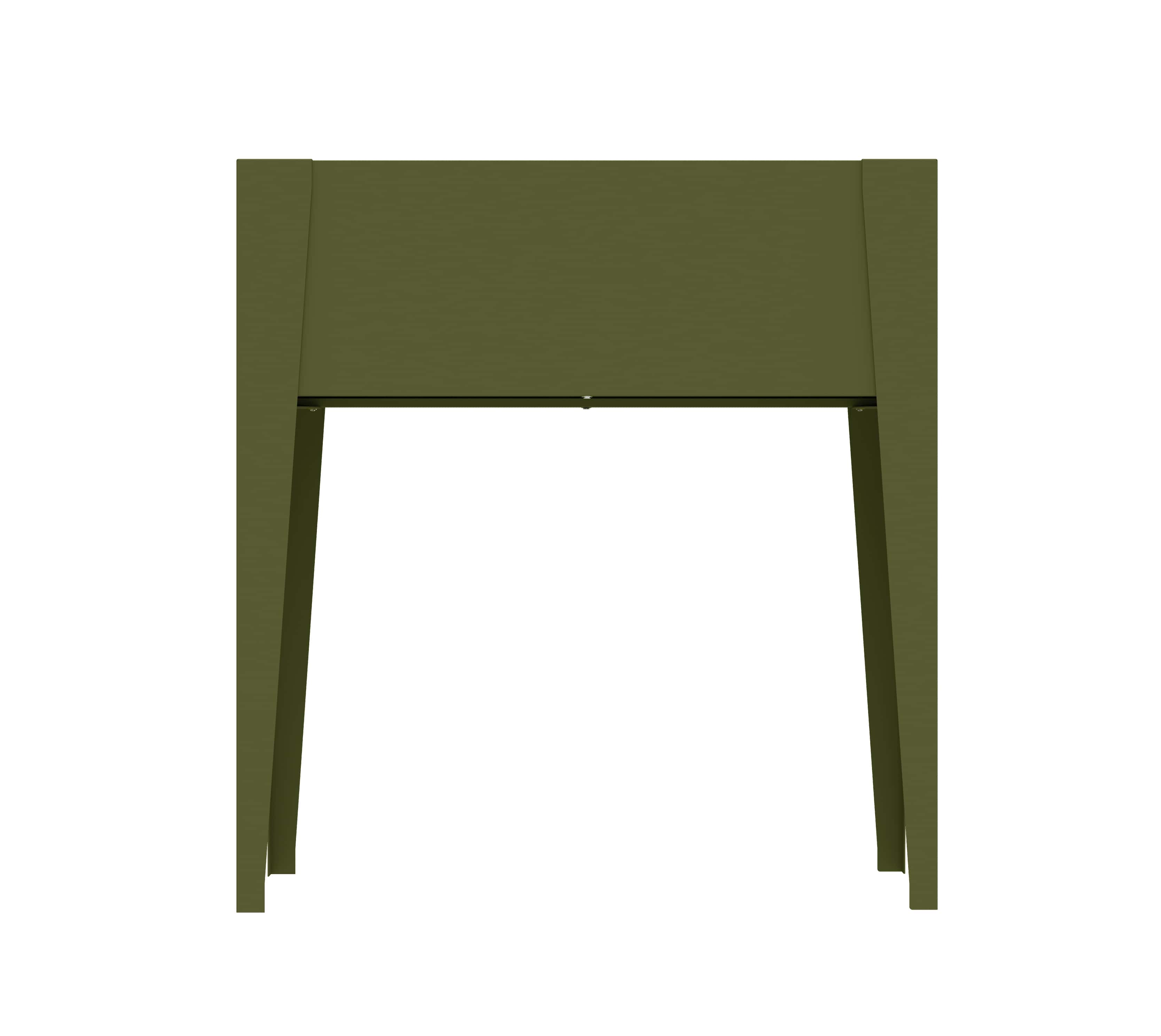 Westmann Vedura S - Metalen Verhoogde Plantenbak - 74x40x80 cm - Olijf