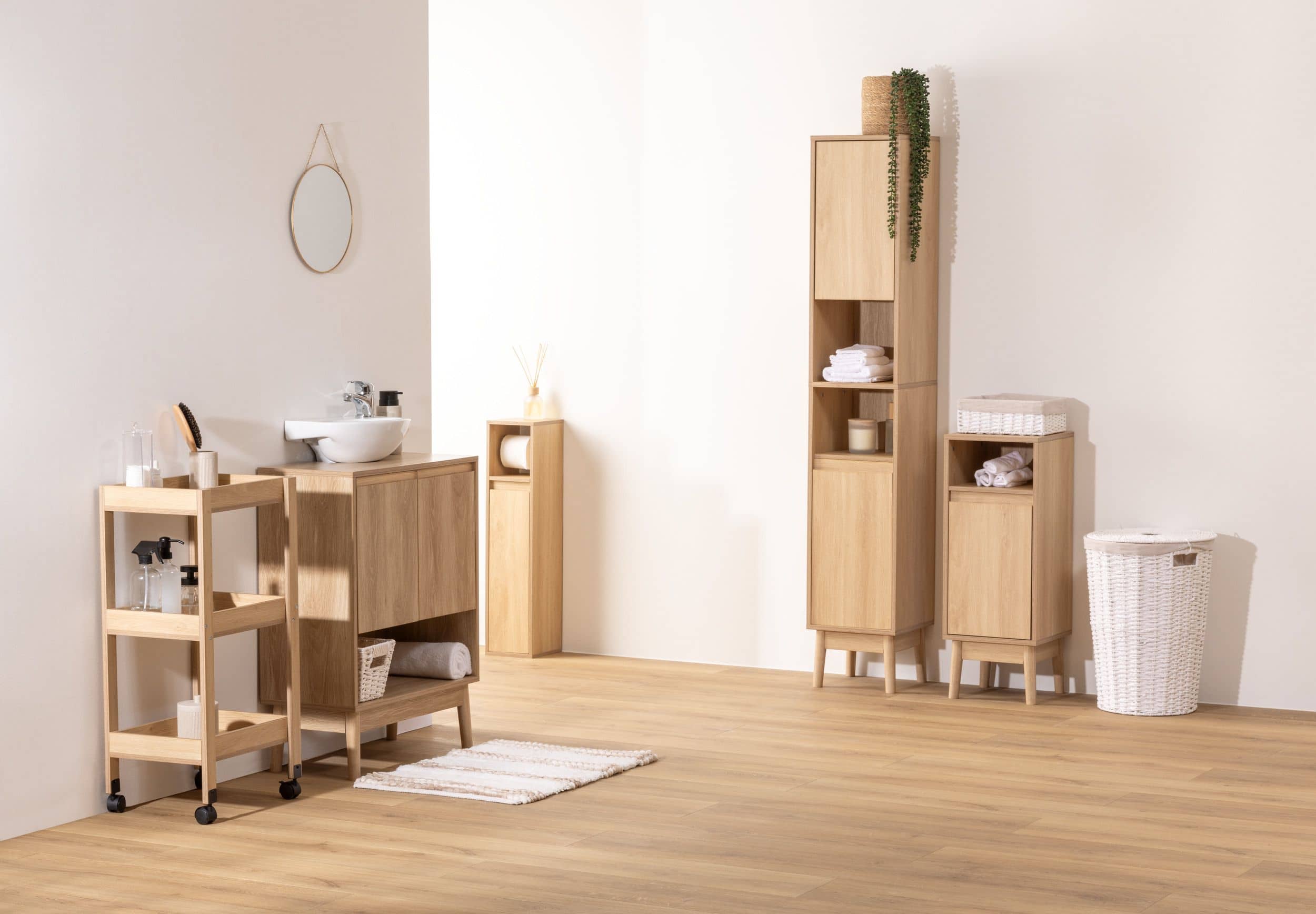 4goodz Abana Toiletrolhouder met Reserverol opbergruimte - Bruin 4goodz Abana Toiletrolhouder met Reserverol opbergruimte - Bruin