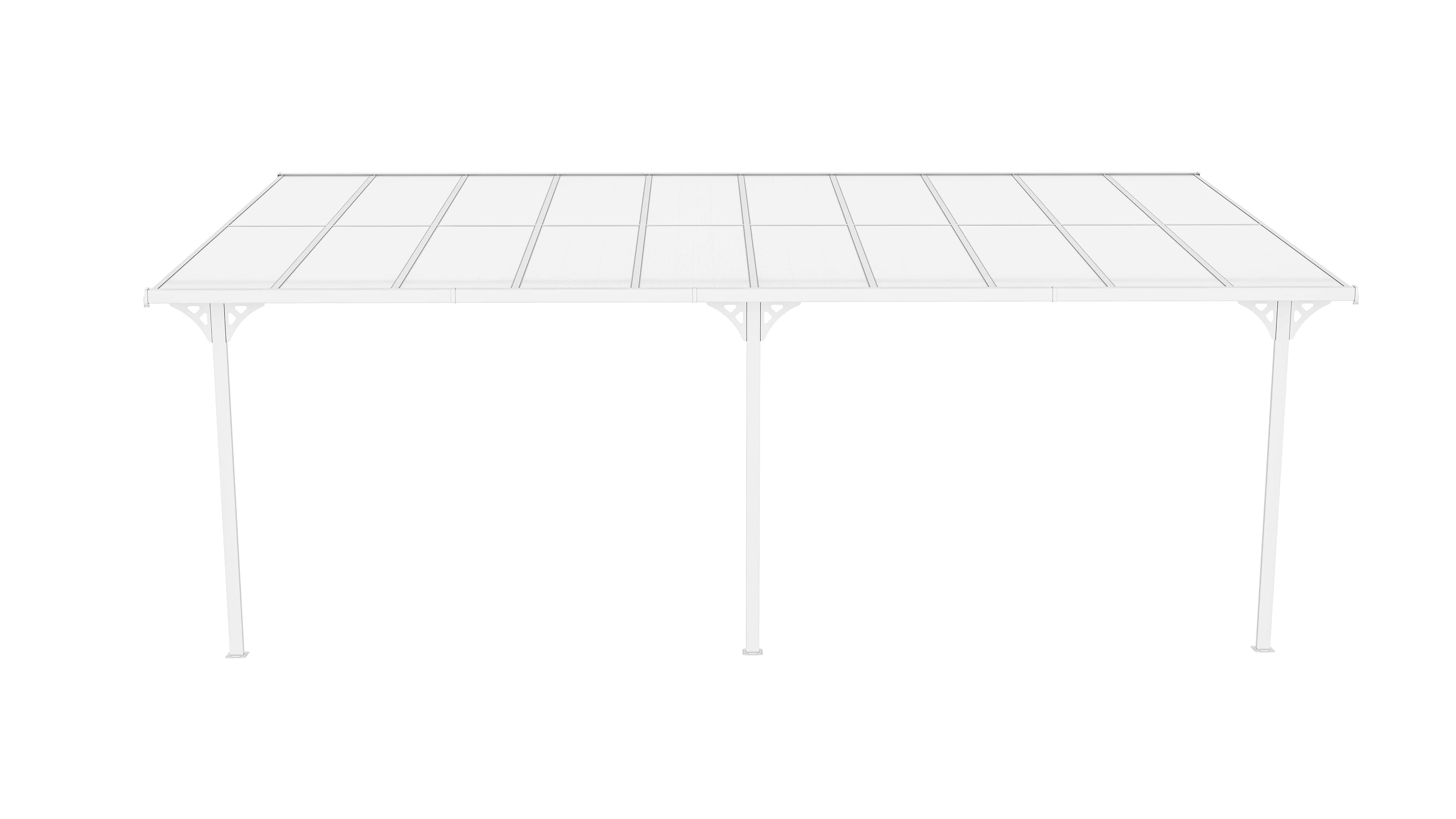 Westmann Aluminium Terrasoverkapping Bruce - 300x617x270 cm - Wit
