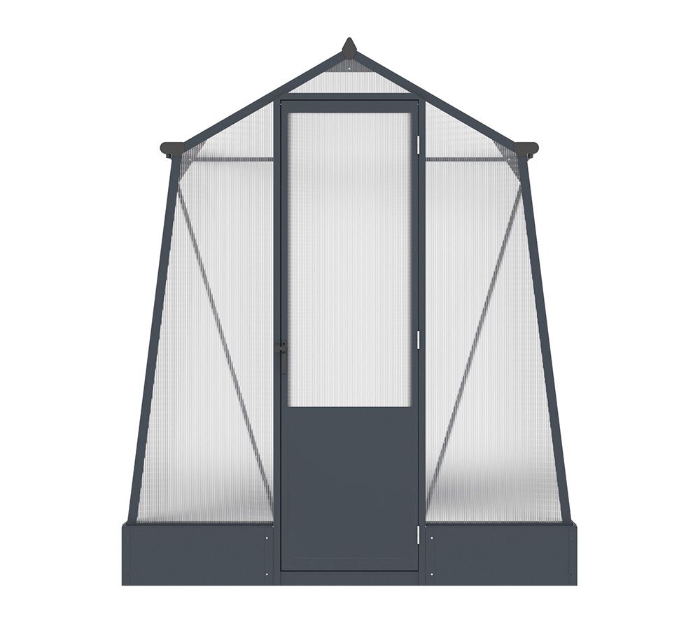 Westmann Aurora 68 - TuinKas met fundering - Antraciet 248x188 cm