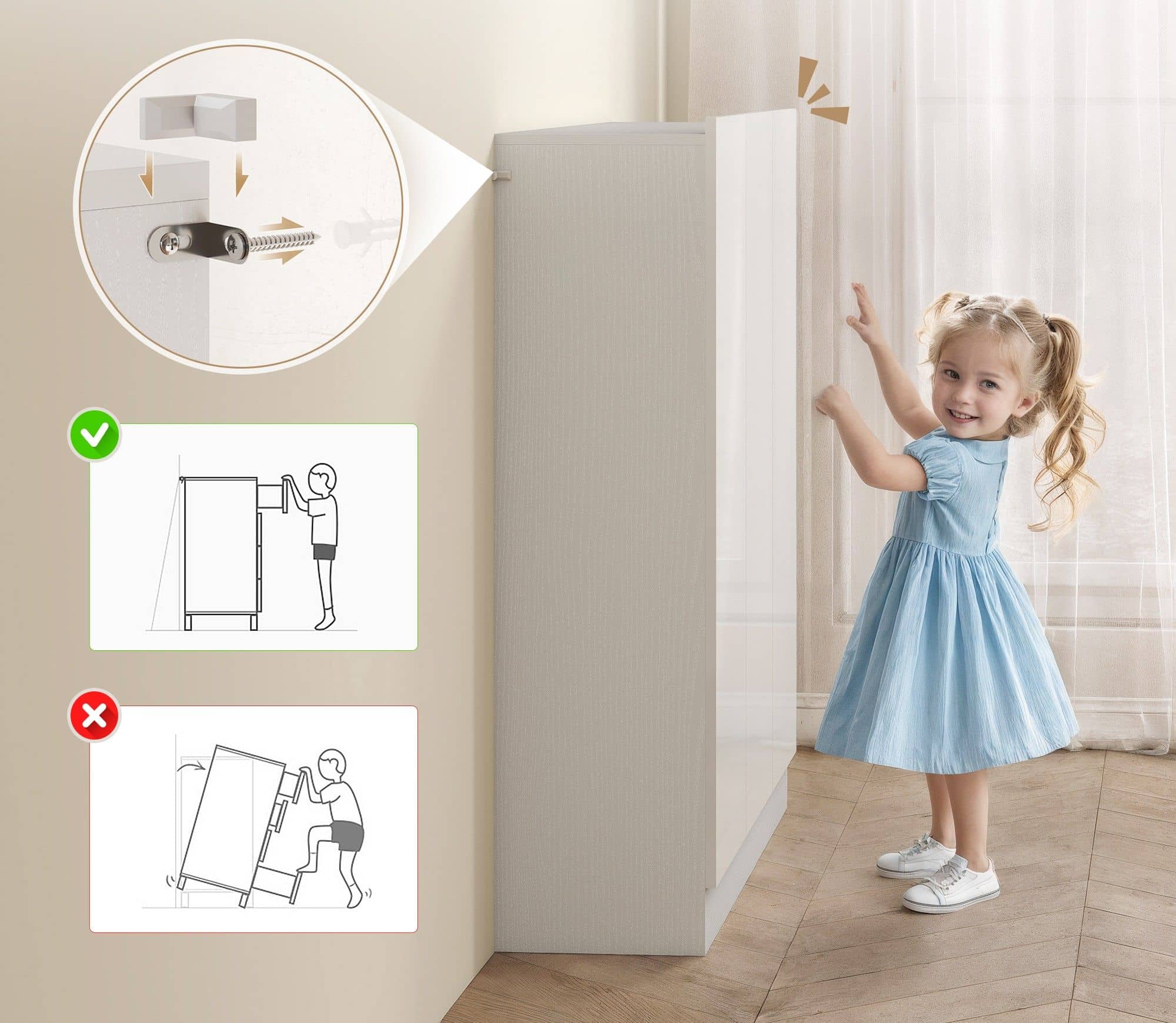 4goodz Schoenenkast 20-30 paar schoenen - Hoogglans Wit