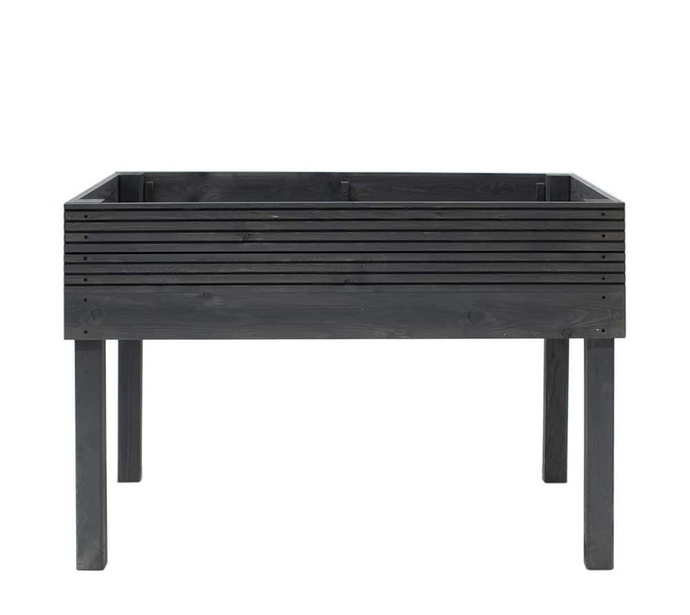 Westmann Frieda Houten Plantenbak op poten 75x119x79 cm - Donkergrijs