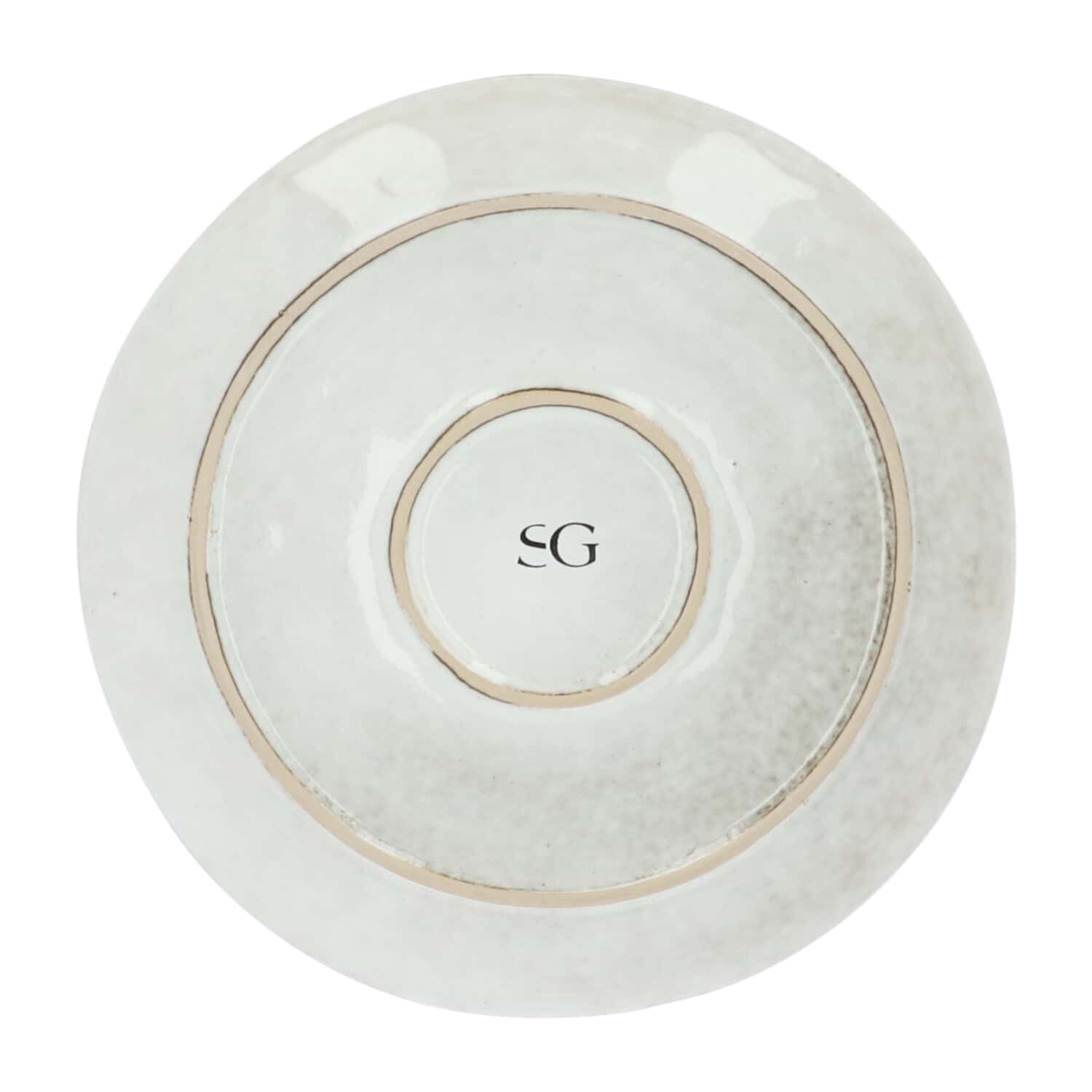 Aardewerk Serviesset Flower Beige 6 persoons 18-delig - Beige
