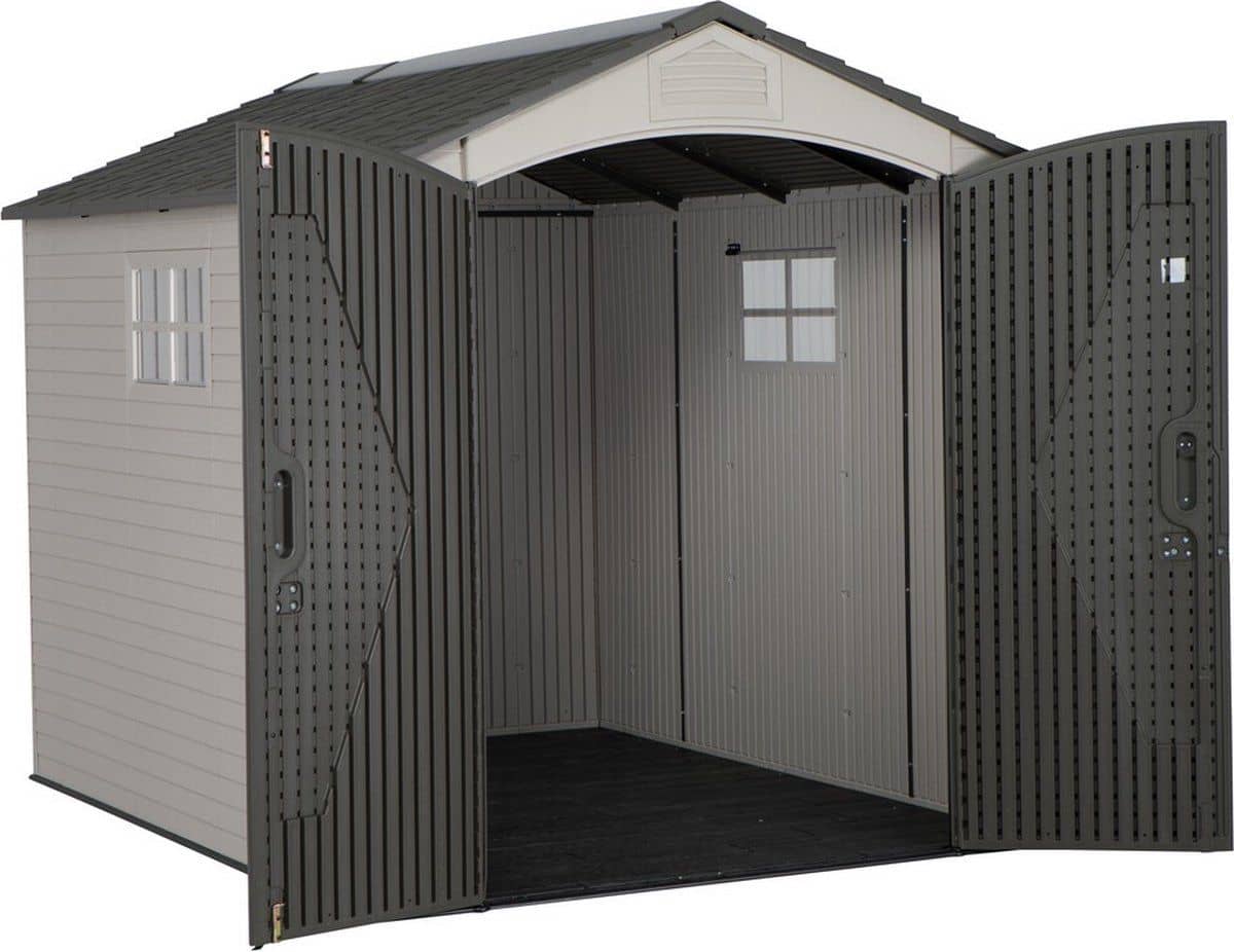 Lifetime® Kunststof Gereedschapsschuur Phoenix - 285x214x227cm Lifetime® Kunststof Gereedschapsschuur Phoenix - 285x214x227cm