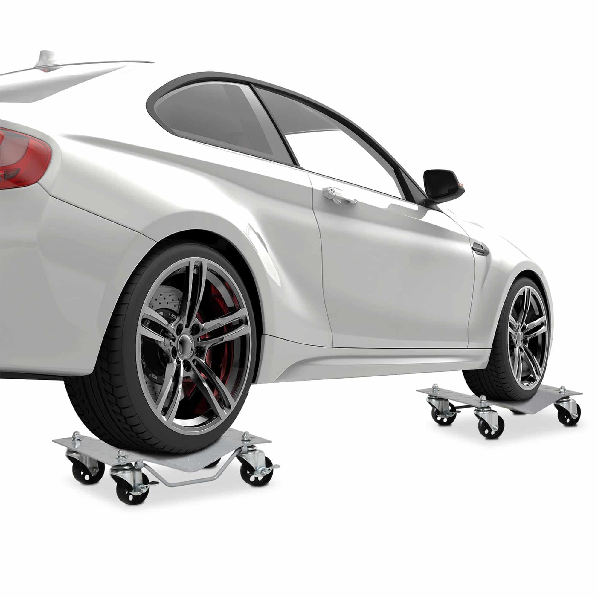 2 stuks Manoeuvreerhulp met 4 rollen voor auto&#039;s - Belasting max. 680 kg per stuk