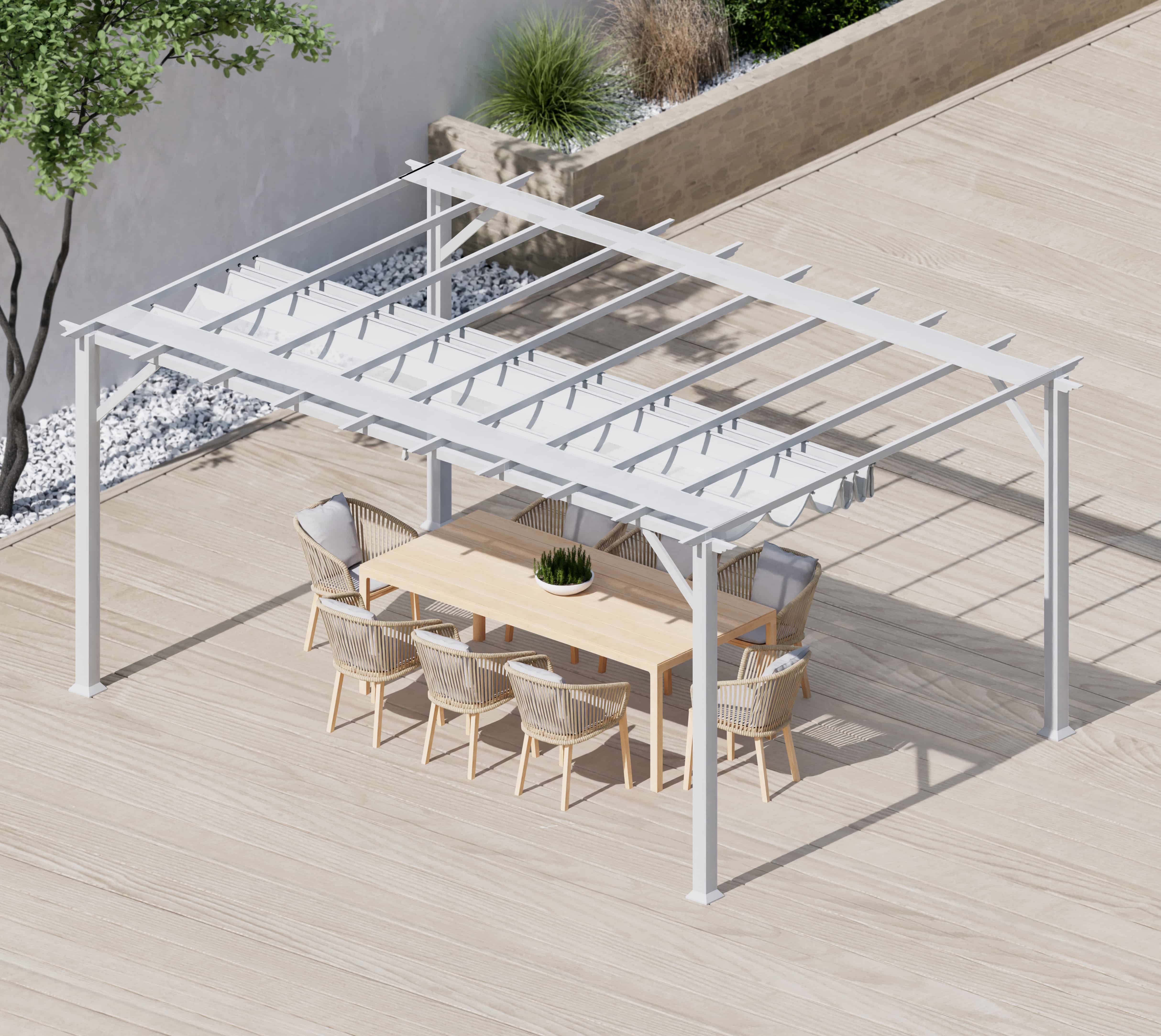 Paragon Outdoor Aluminium Paviljoen Florence 1116 - 350x505x236 cm
