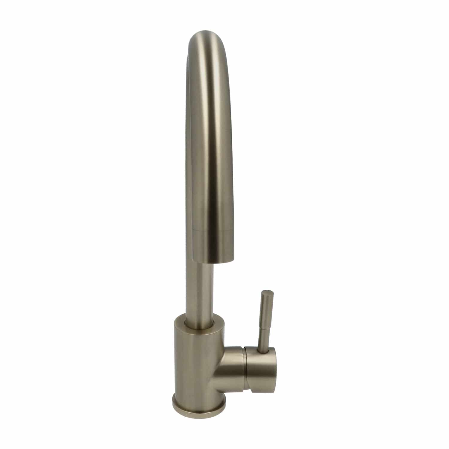Luzzo® Iseo Keukenkraan Brushed Brass - RVS Mengkraan Keuken - Goud