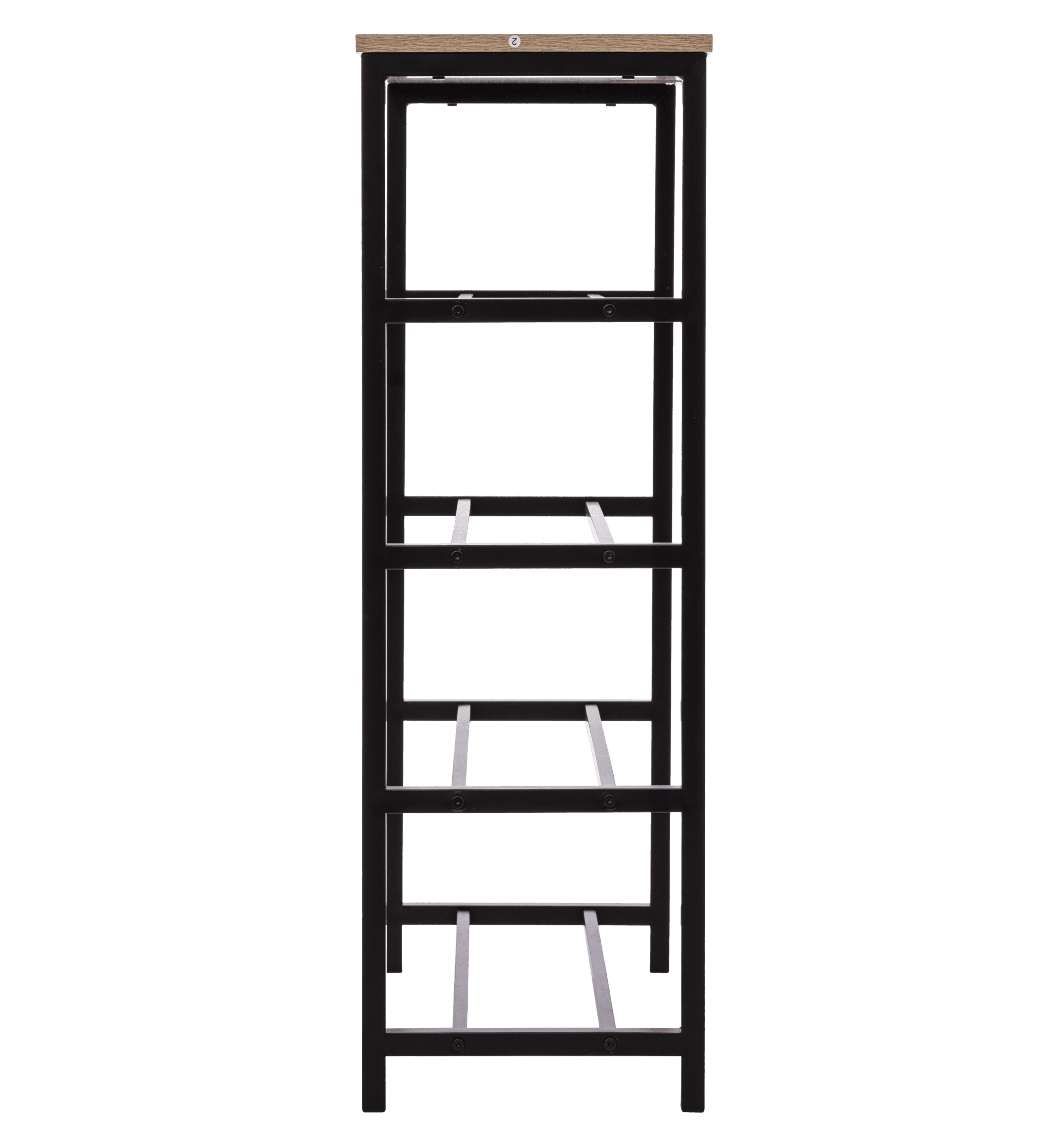 Schoenenrek 5 lagen 30x63x90 cm - Schoenenkast Zwart/bruin