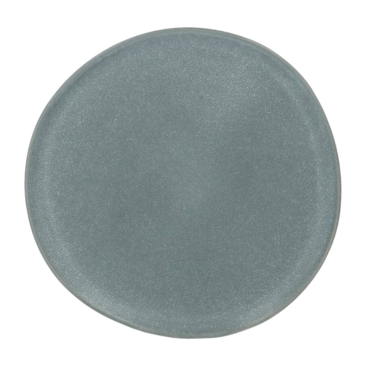 6 stuks ontbijtborden aardewerk Spring 21cm - dessertbord - Grijs