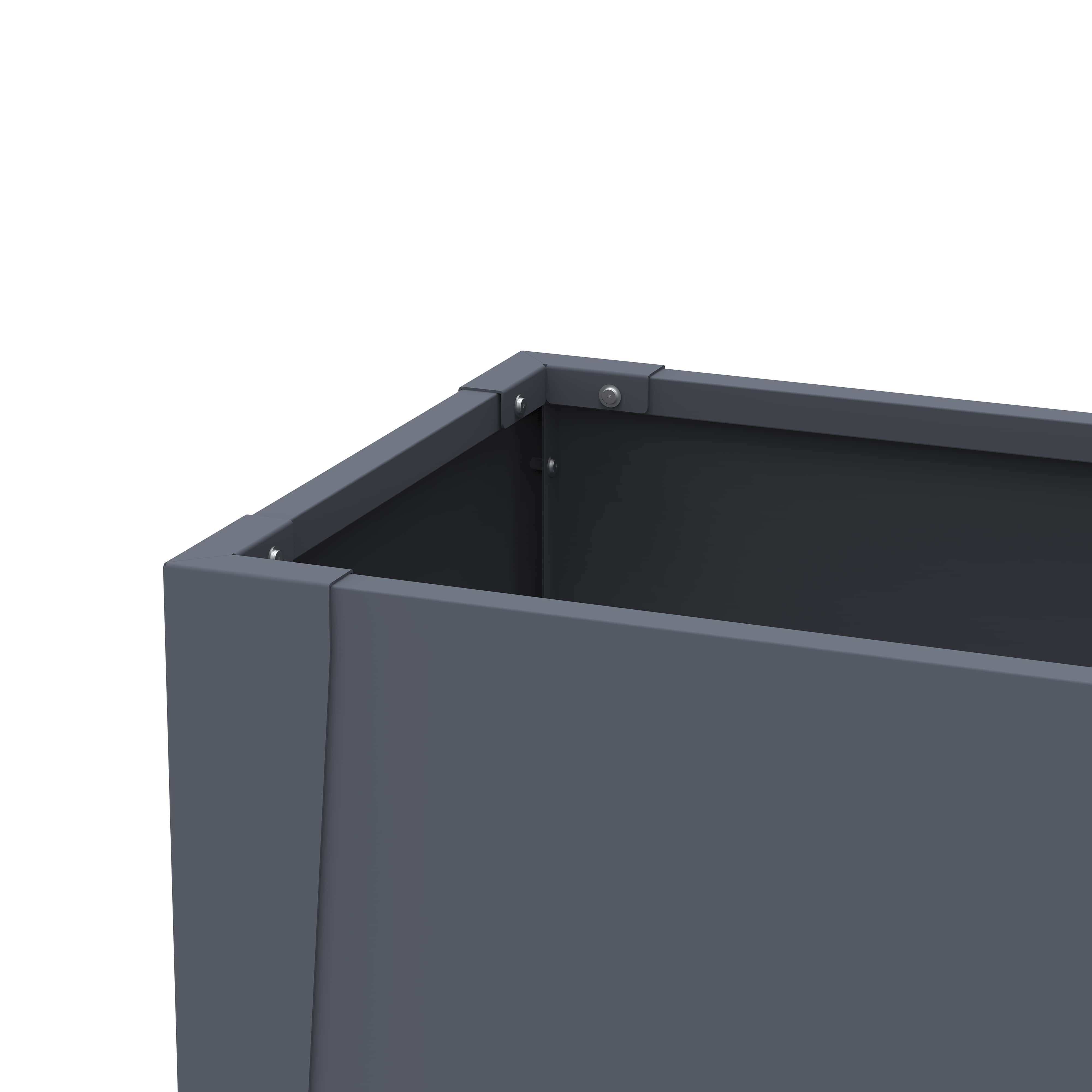 Westmann Vedura M - Metalen Verhoogde Plantenbak 30x100x80 cm - Grijs