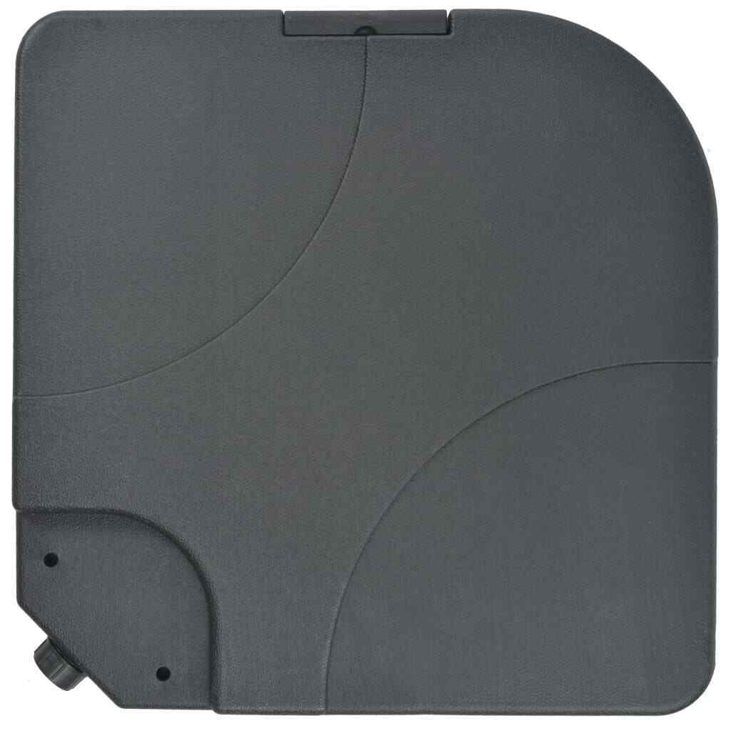 4gardenz Vulbare Parasoltegels 4-delig Parasolvoet Verzwaring set - tot 80 kg