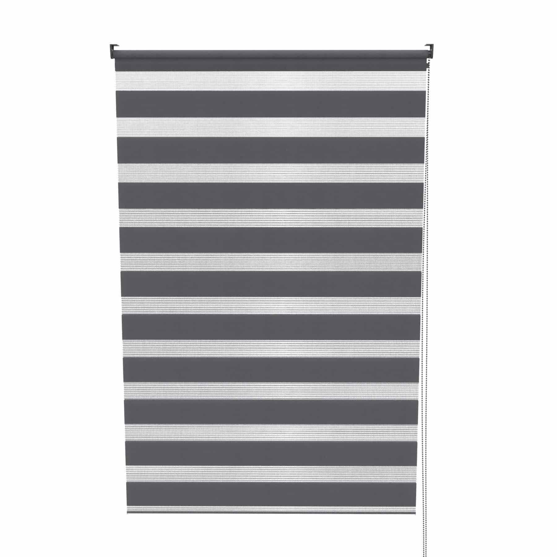 4goodz Duo Rolgordijn Easy Lichtdoorlatend 60x250 cm - Donkergrijs