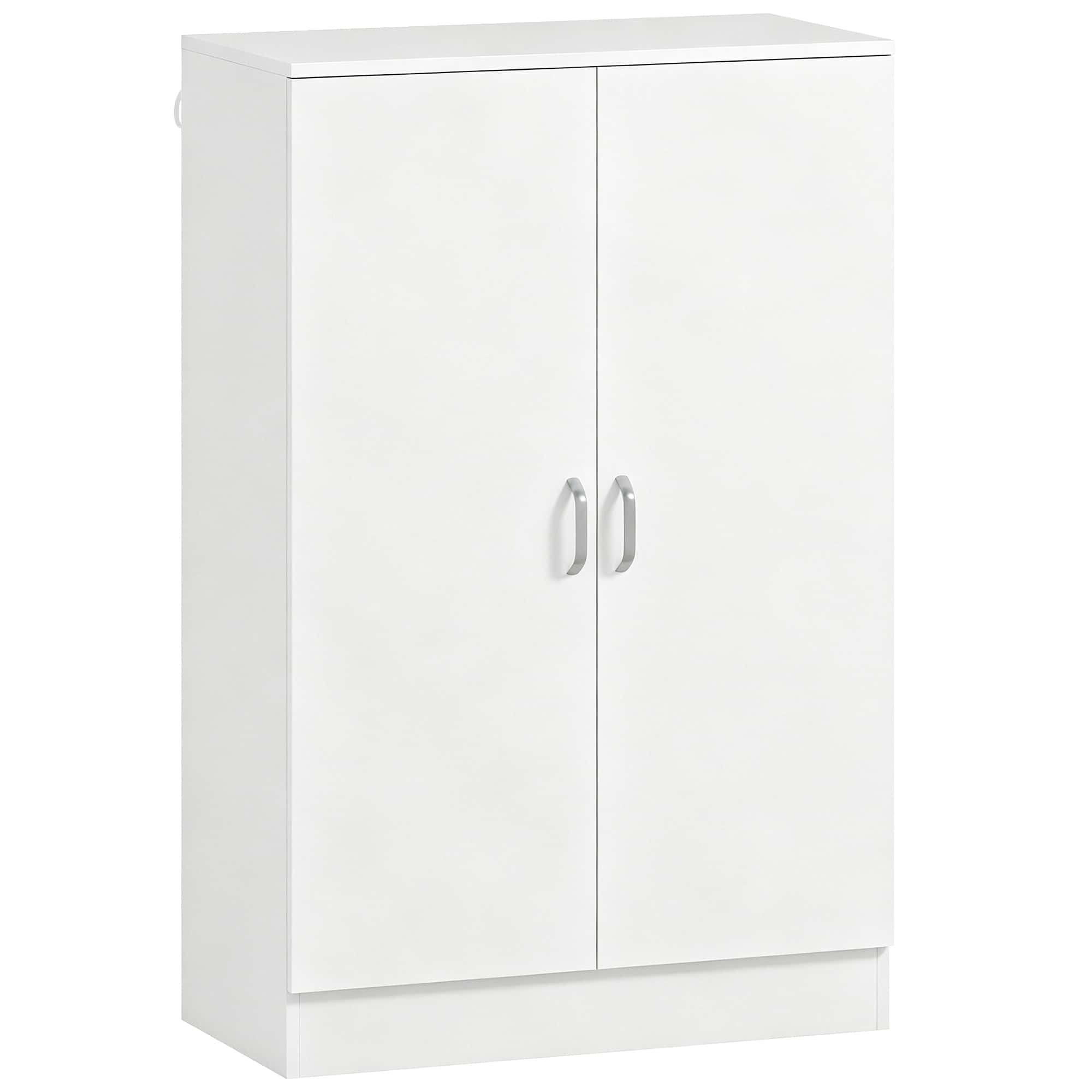 4goodz Grote Schoenenkast 7 planken - soft-close - voor 21 paar - wit