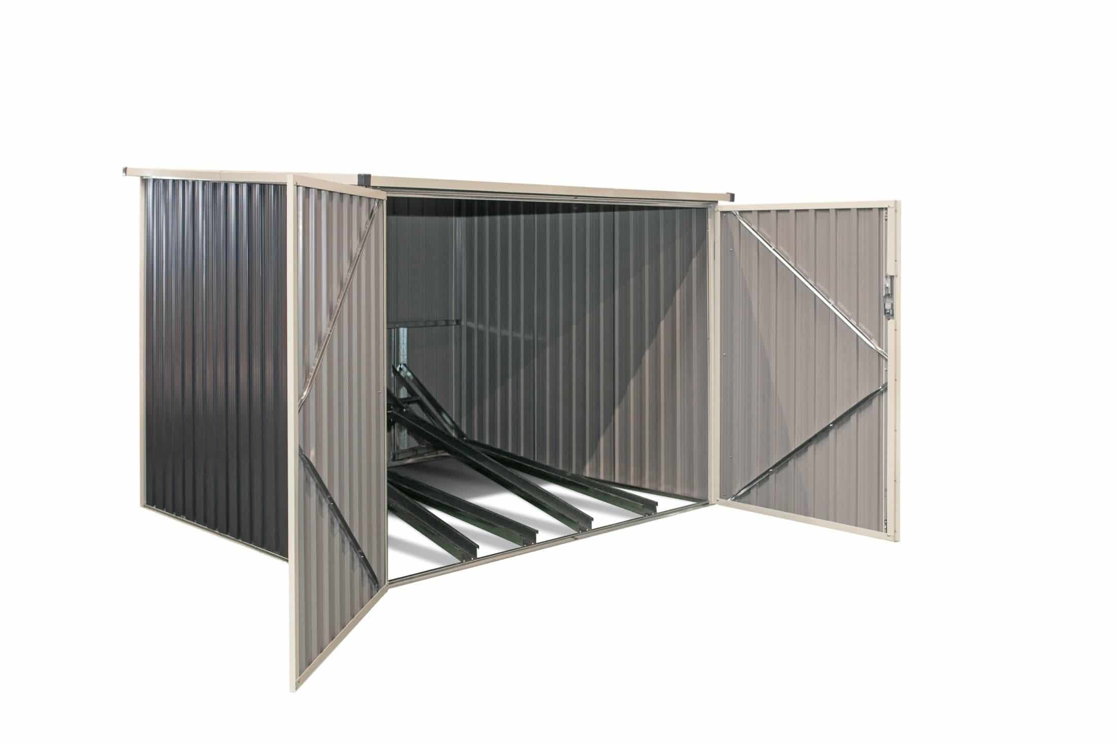 Westmann Fietsenberging - fietsen opslag 200x203x158 cm - Antraciet