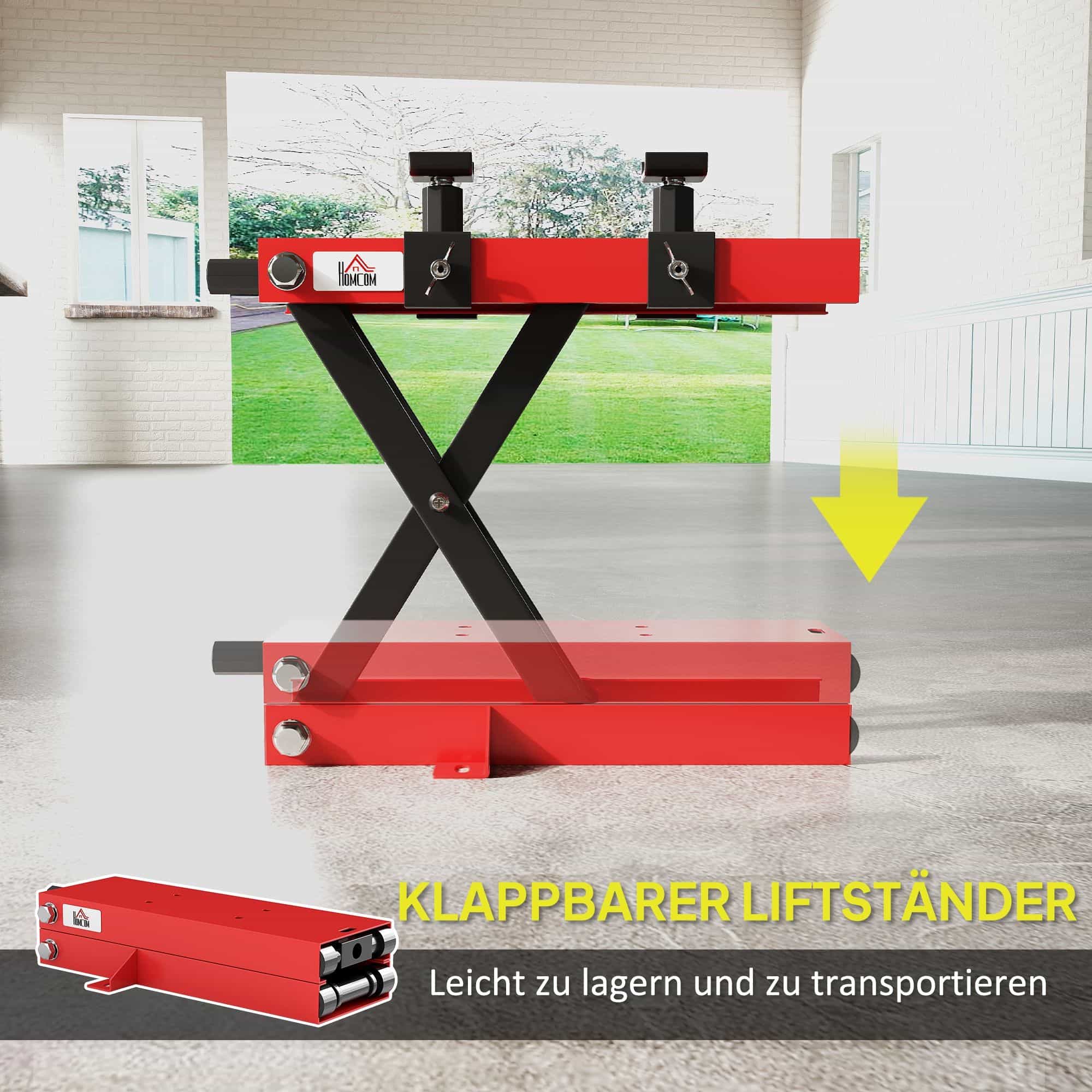 Scooterlift Verstelbare Hoogte 500 kg Capaciteit - 9,5-40 cm 45 x 15 x 9,5-40 cm