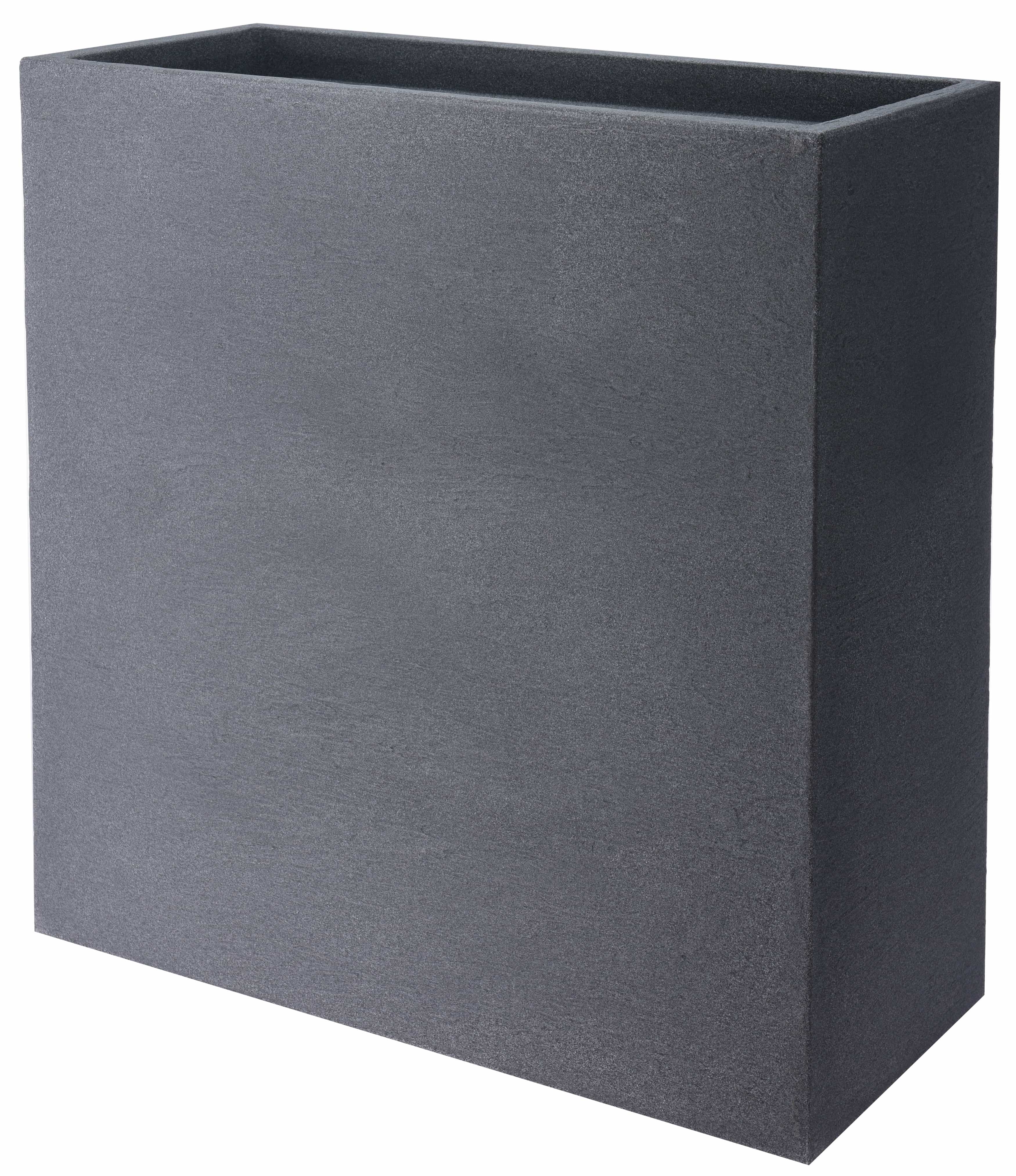 4gardenz® Stone rechthoekige bloembak - 60x60x26cm - grijs
