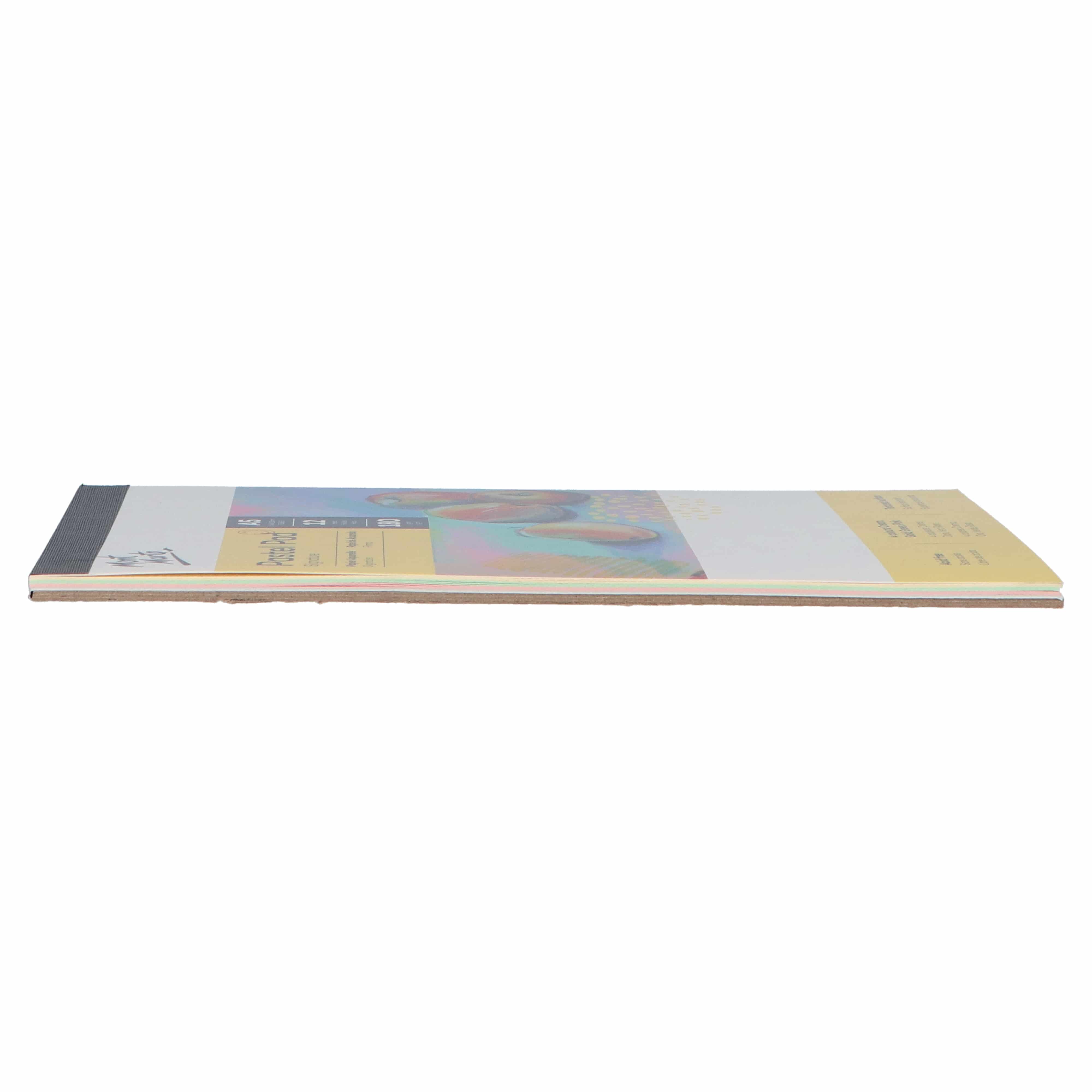 Mont Marte® A5 pastel papier 4 kleuren 180 grams - 12 vellen