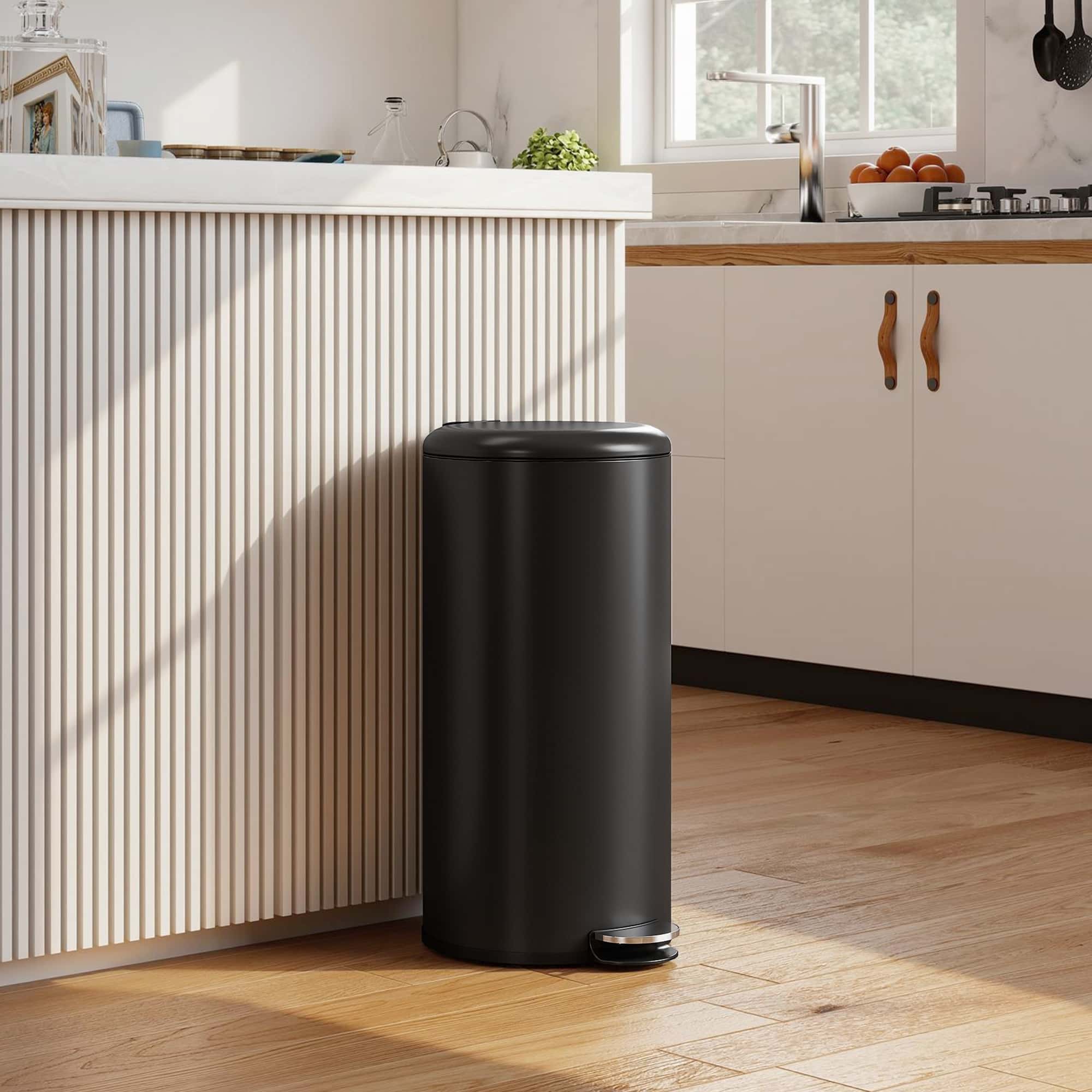 4goodz Pedaalemmer 30 ltr met softclose-deksel - binnenemmer - Zwart