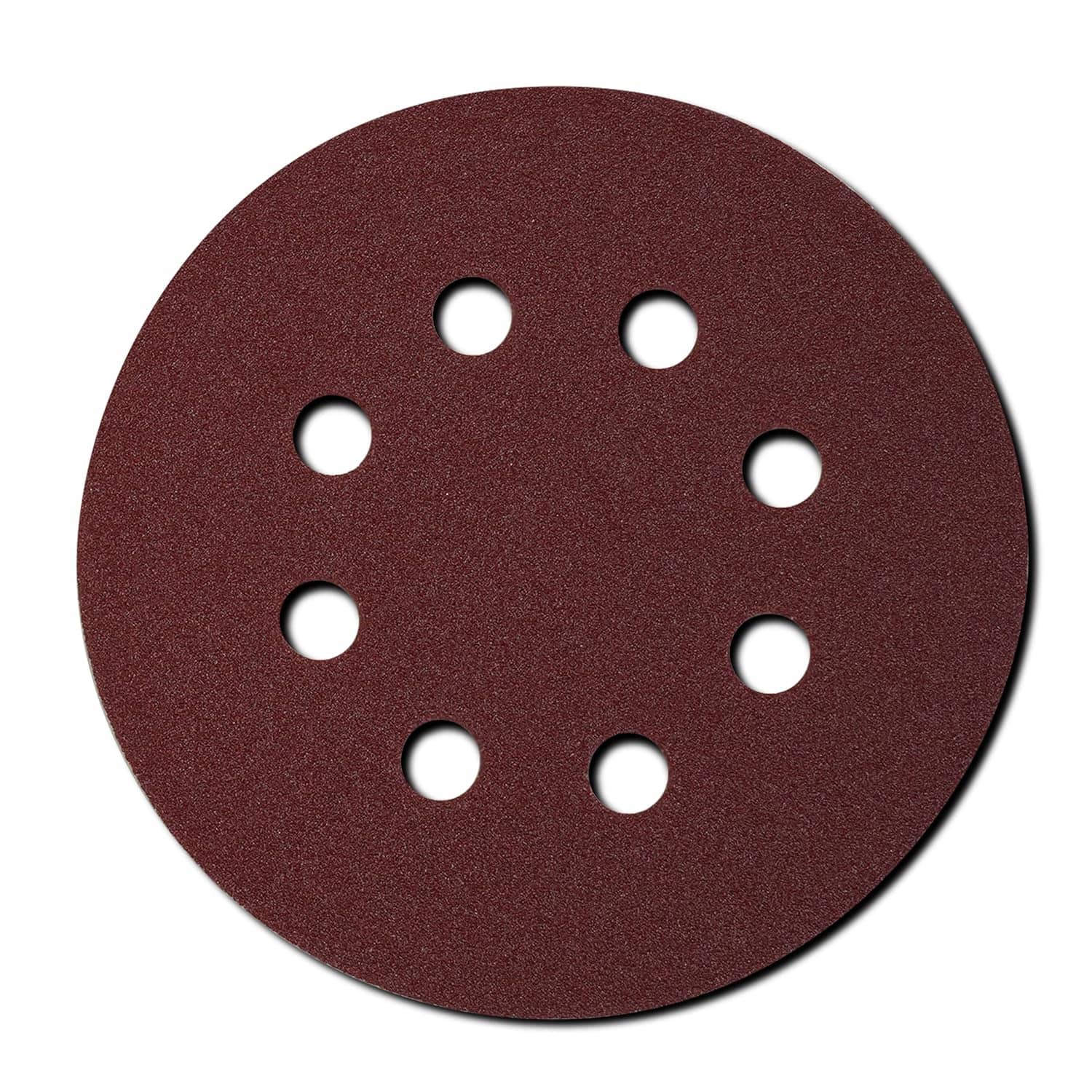 Rodopi® 100x Mix Schuurpapier 125mm - 8 gats Excentrisch Schuurmachine