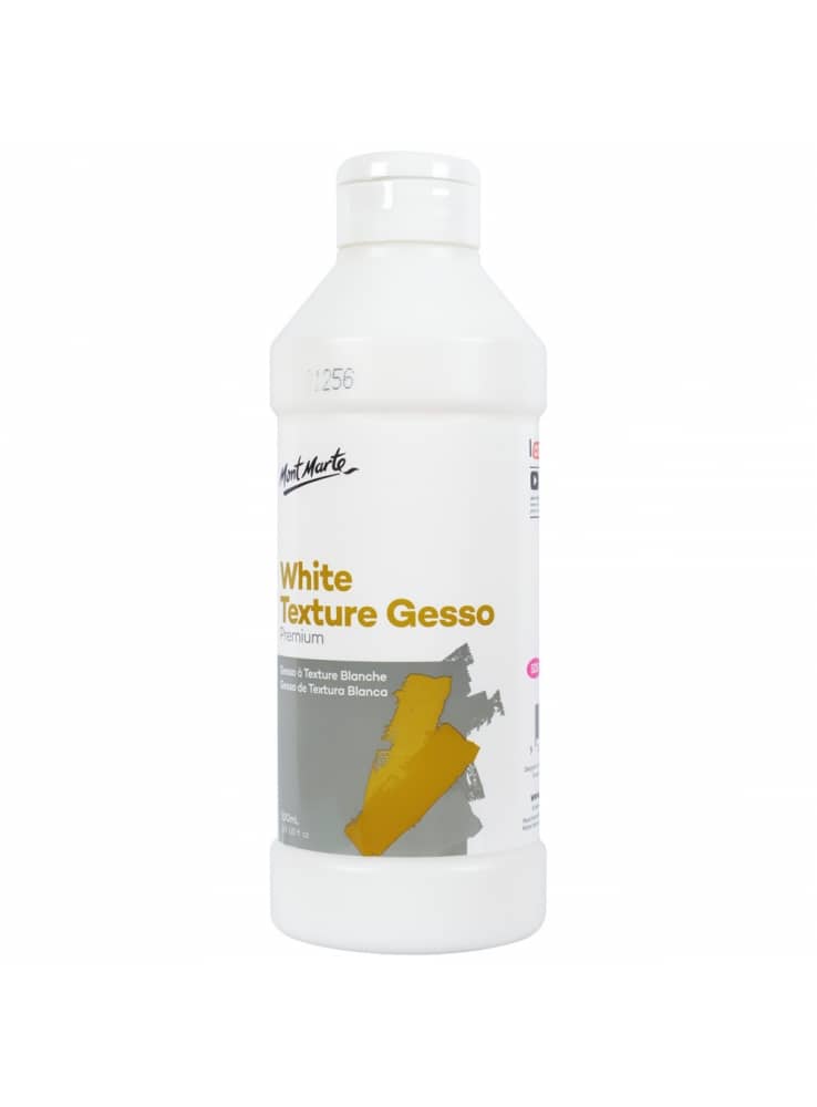 Mont Marte® Witte textuur Gesso 500 ml - Waterbasis Primer