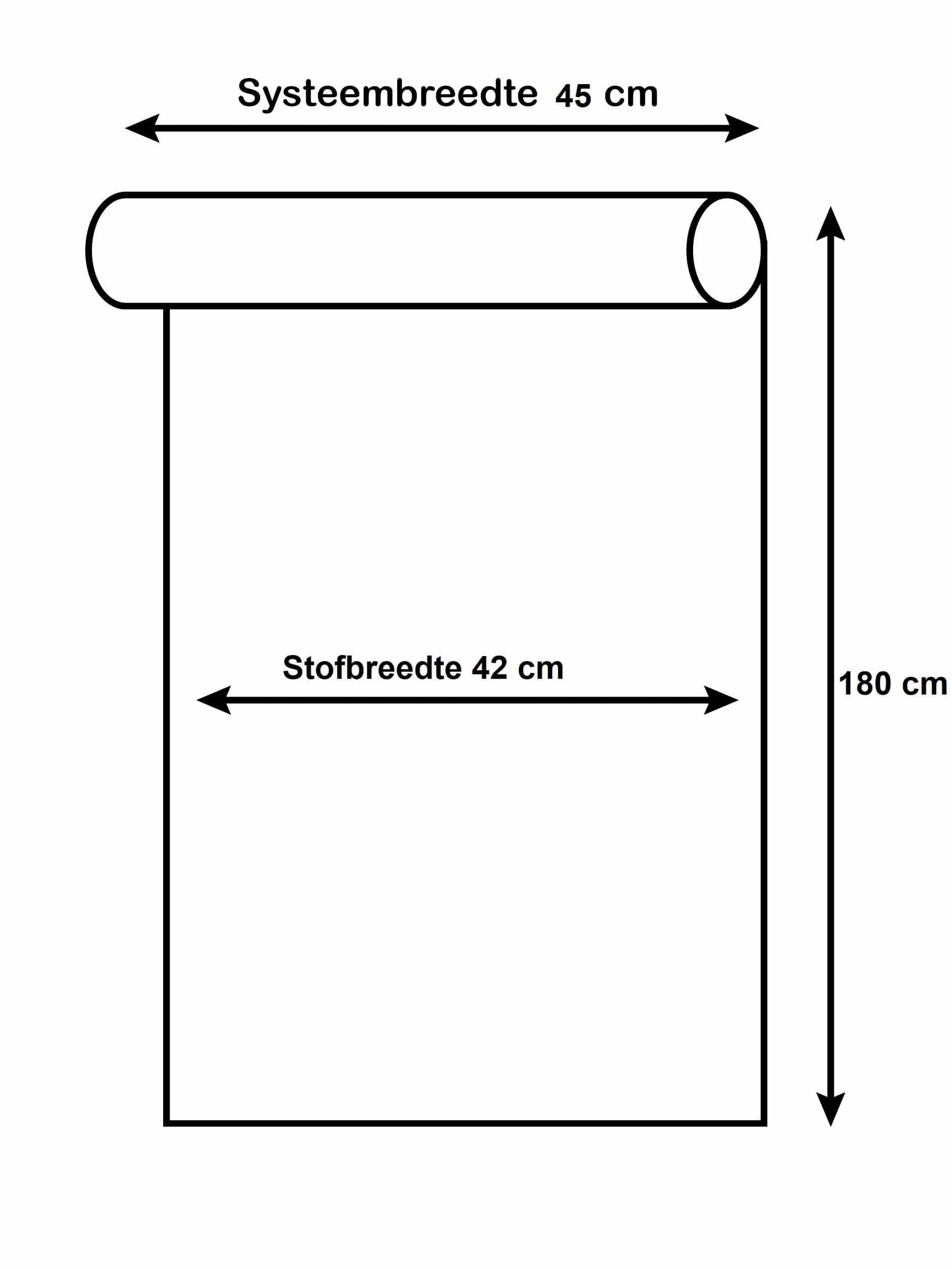 4goodz Duo Rolgordijn Easy Lichtdoorlatend 45x180 cm - Donkergrijs