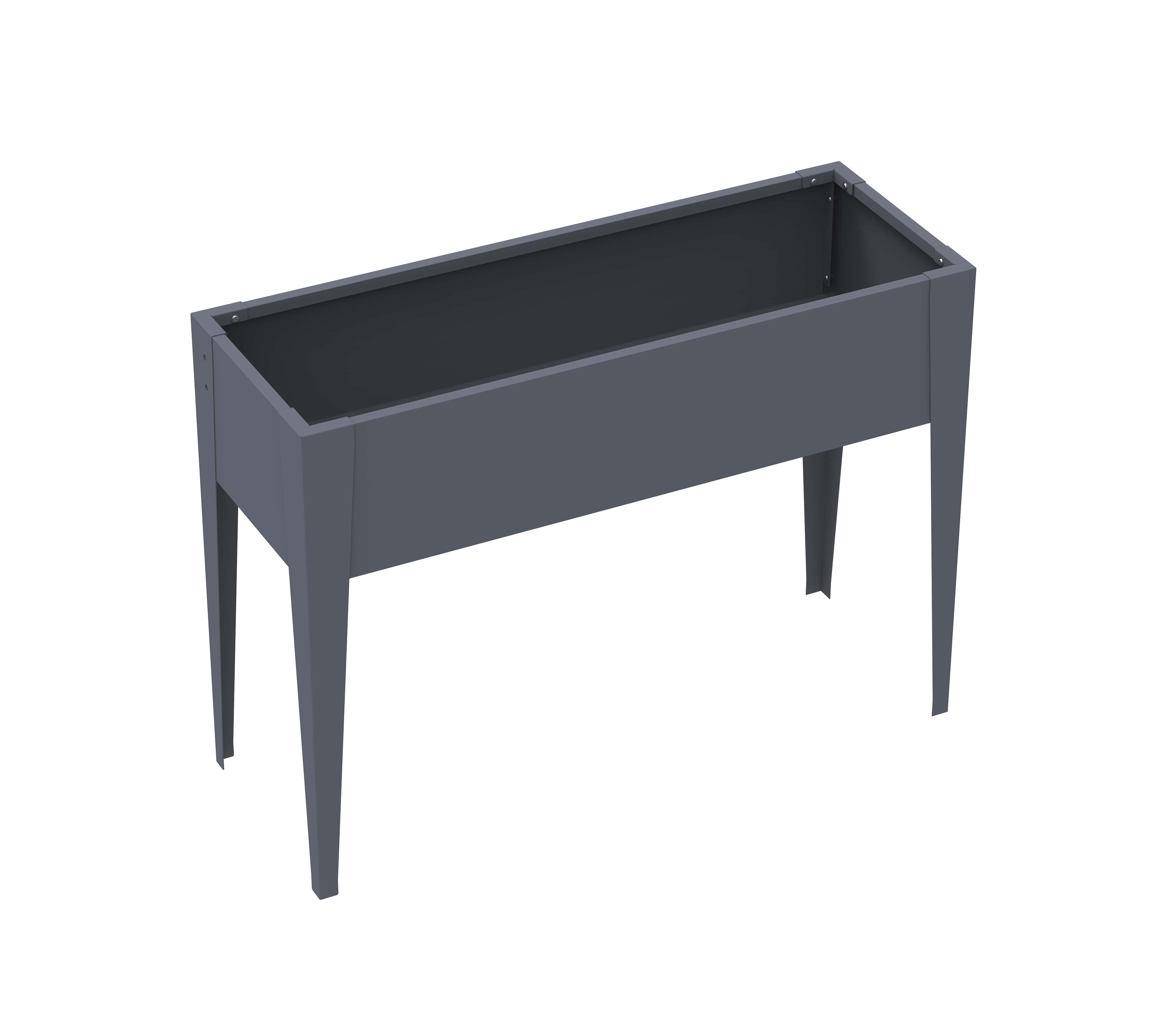 Westmann Vedura M - Metalen Verhoogde Plantenbak 30x100x80 cm - Grijs