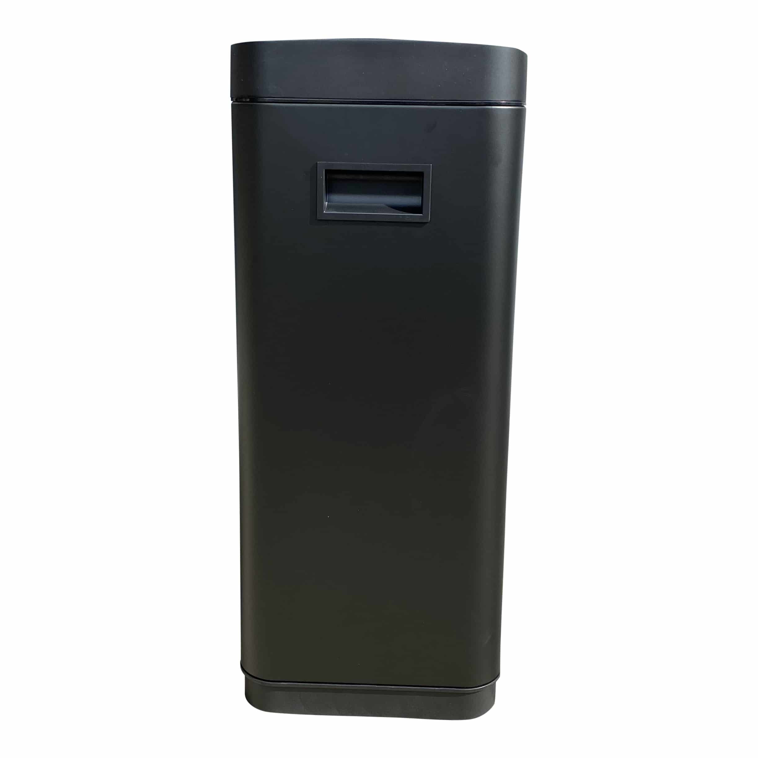 4cookz® Iowa 2.0 Black 50 Liter sensor prullenbak - mat Zwart