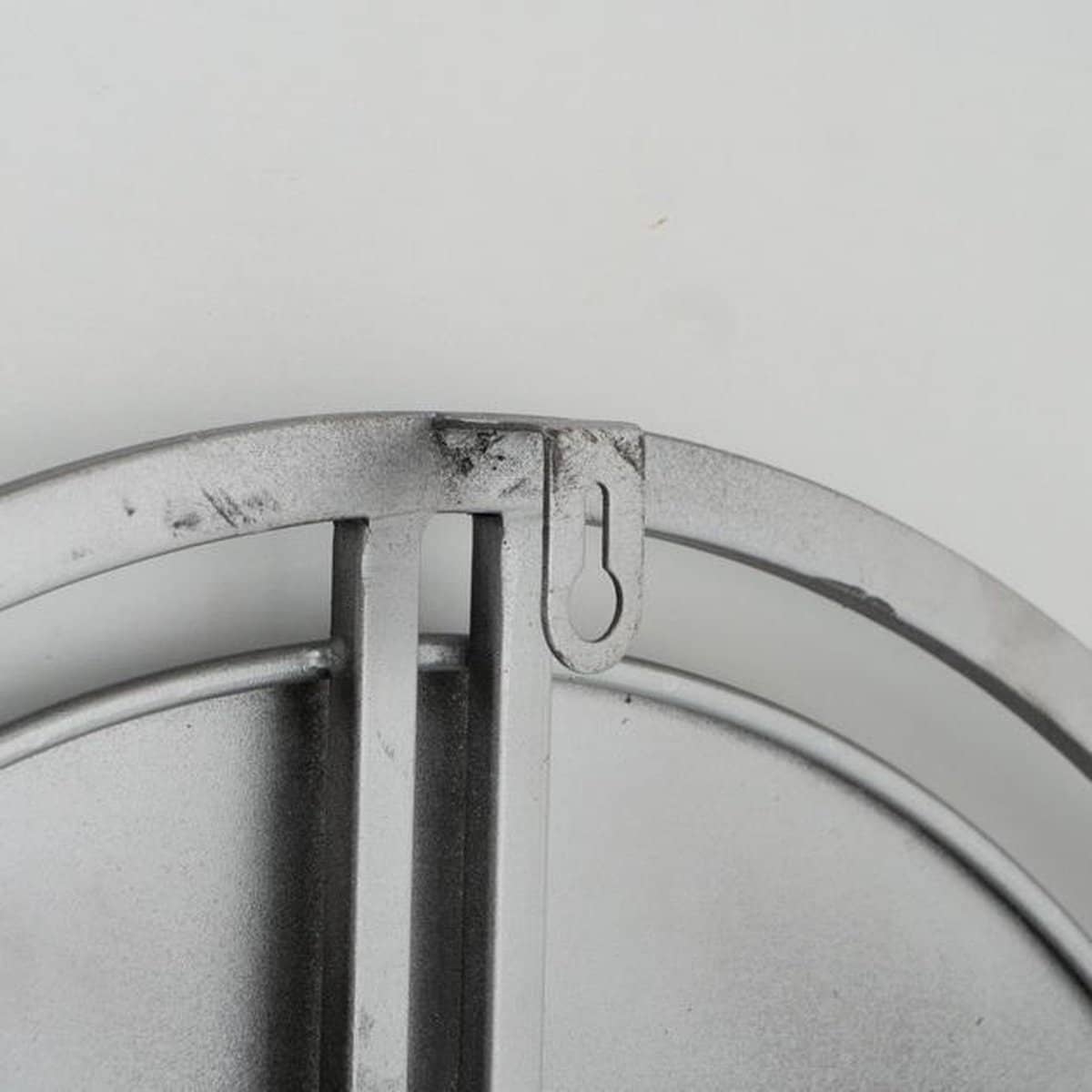 Boltze Wandklok Hudson metaal 50 cm doorsnede - Grijs