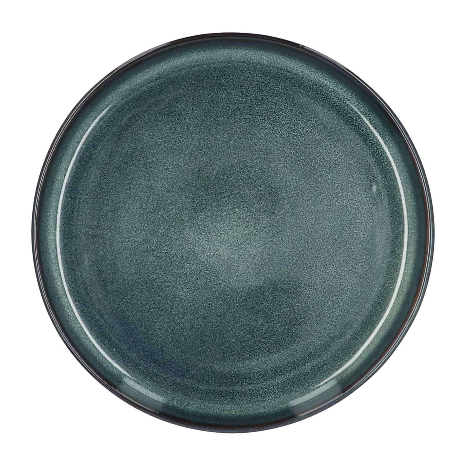 Servies 16 delig 4-persoons - Reactive Glaze - Blauw