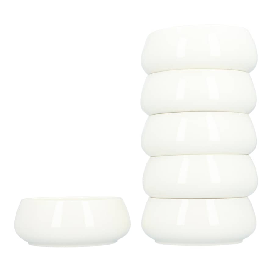 Serviesset Nora 18 delig - 6 persoons servies porselein - Wit