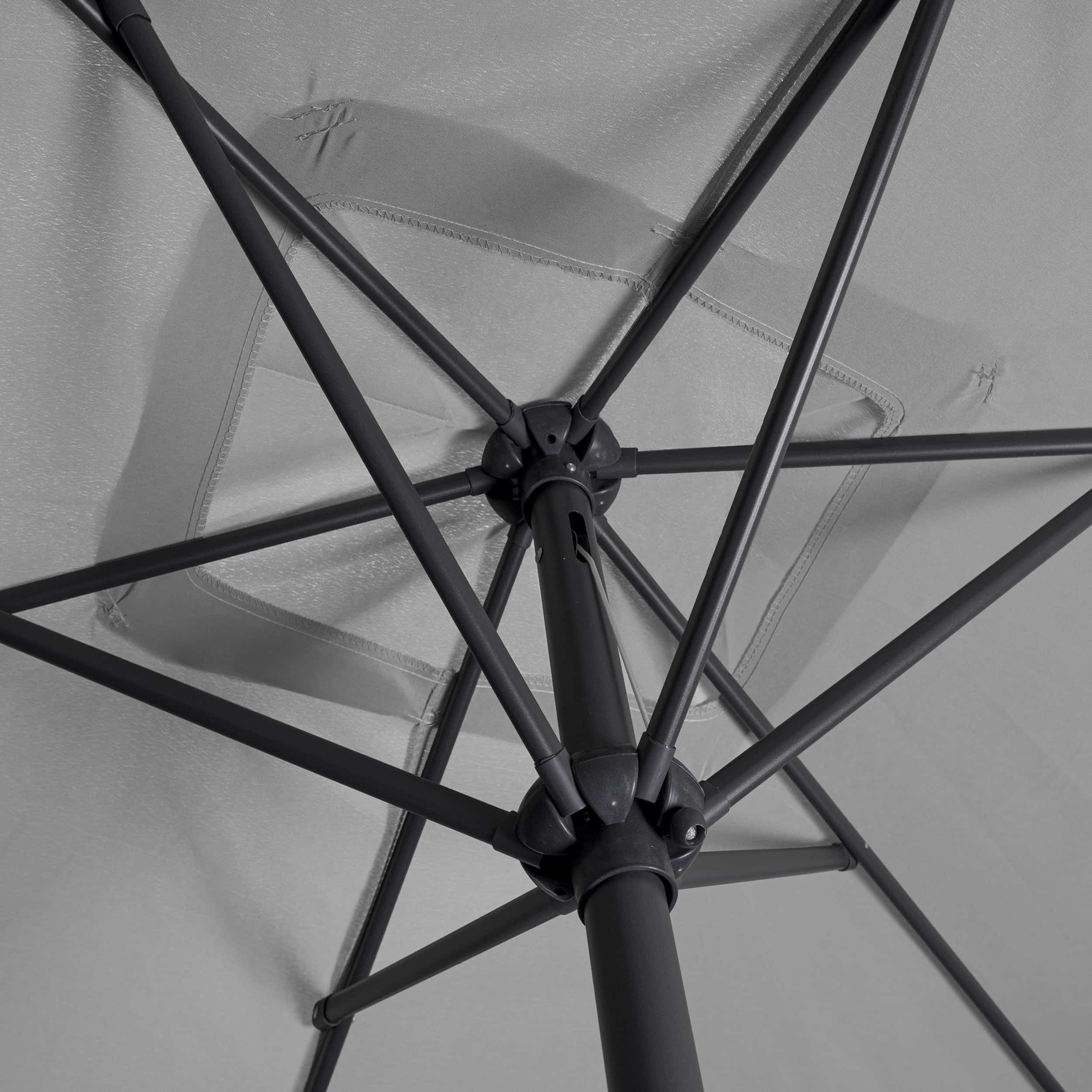 4goodz Rechthoekige Parasol Kantelbaar 150X250 cm - Lichtgrijs