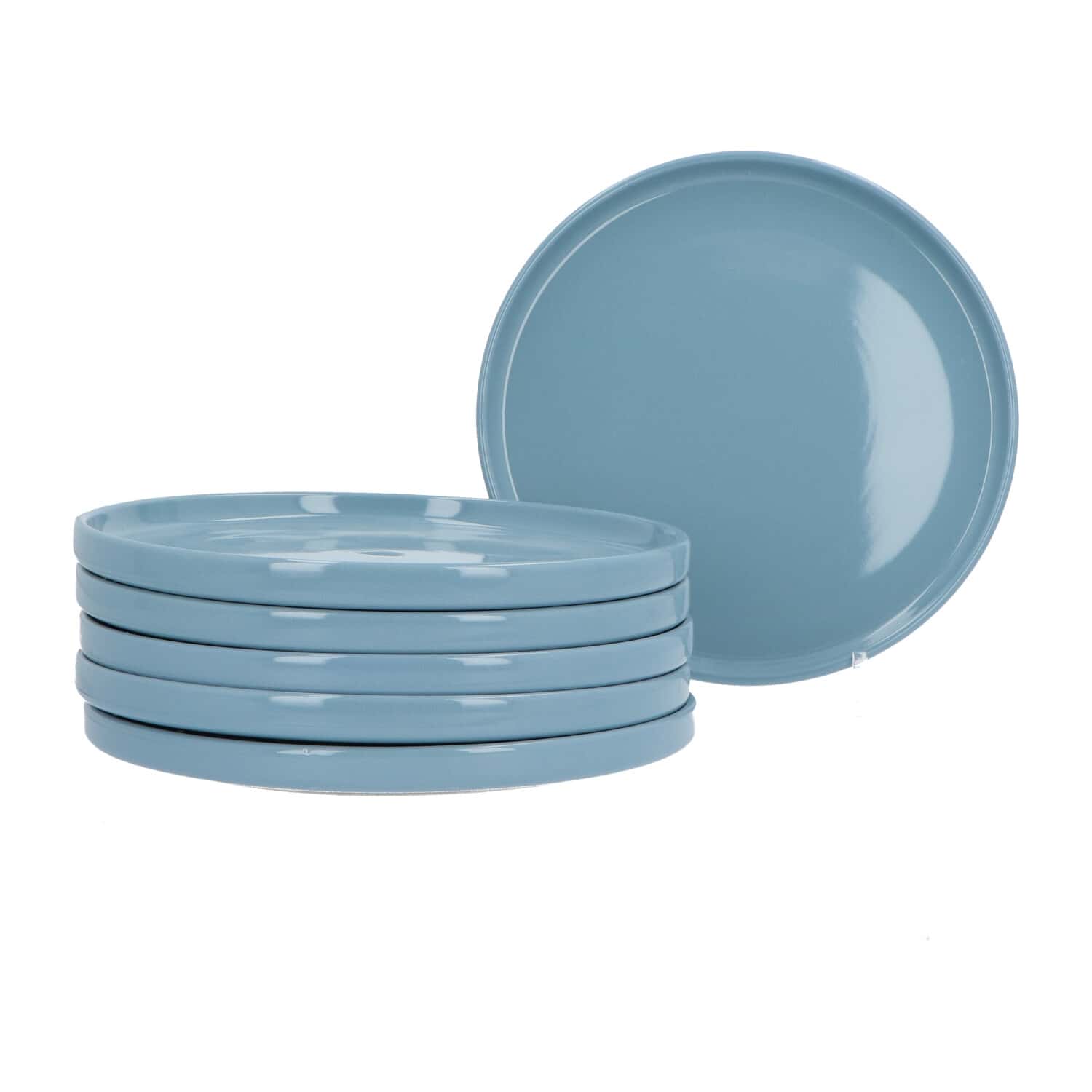 Luzzo 6 persoons Servies Marie 18 delig Keramiek - Blauw