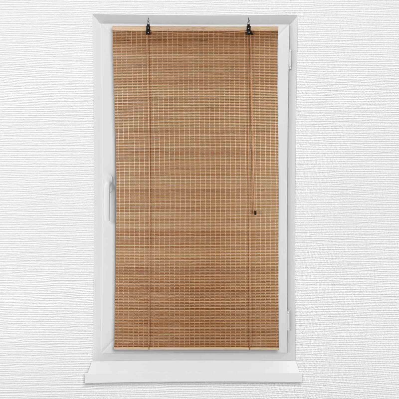 4goodz Bamboe Rolgordijn 80x220 cm - Bruin