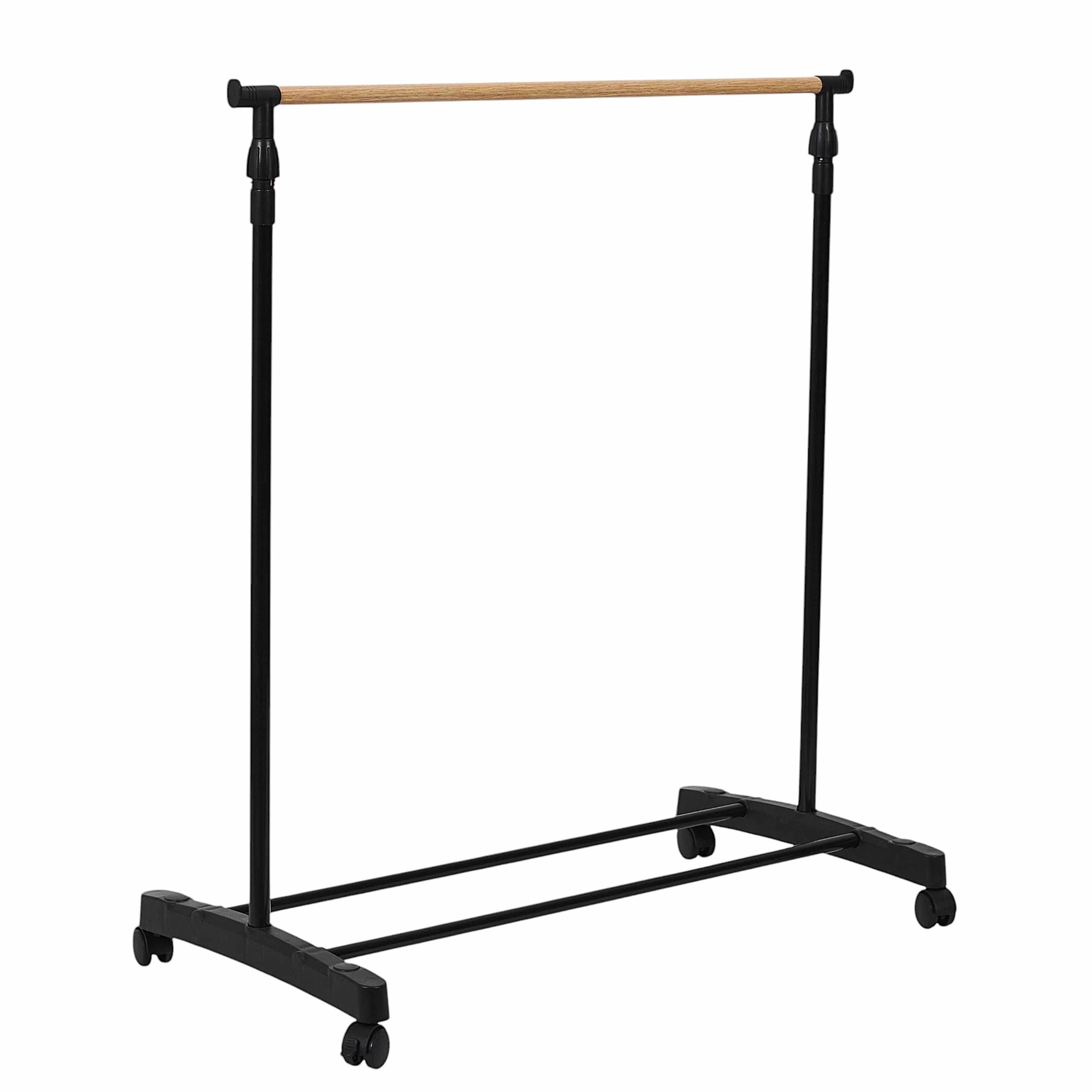 4goodz Kledingrek Verrijdbaar en Hoogteverstelbaar - zwart/Bruin