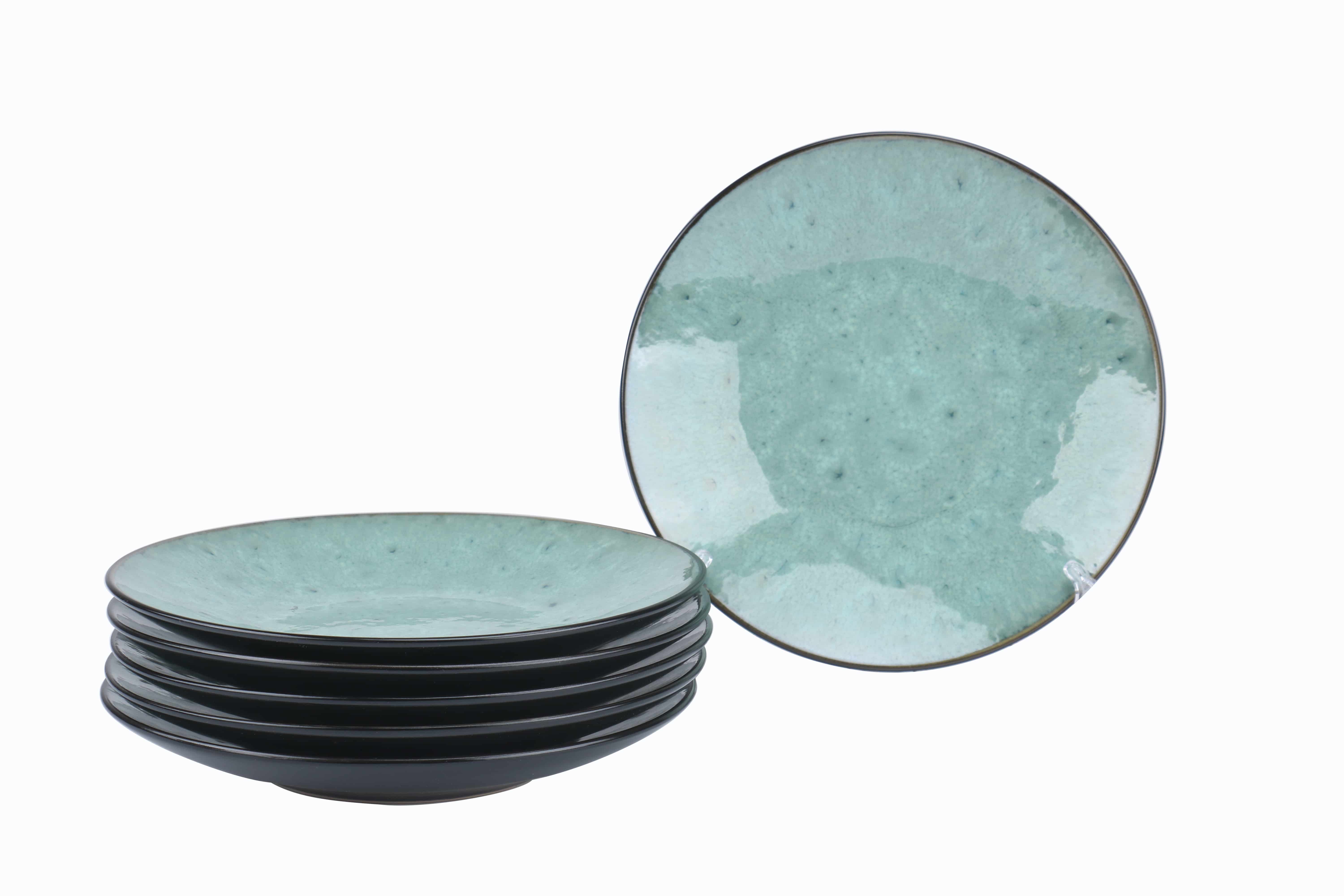 Luzzo® Oland Serviesset 6 persoons - 18 delig - Groen