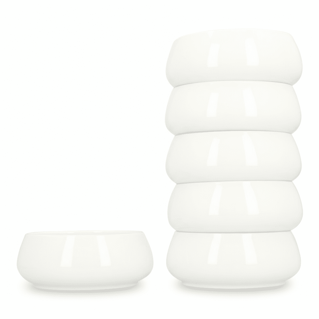 Serviesset Nora 18 delig - 6 persoons porselein servies - Wit