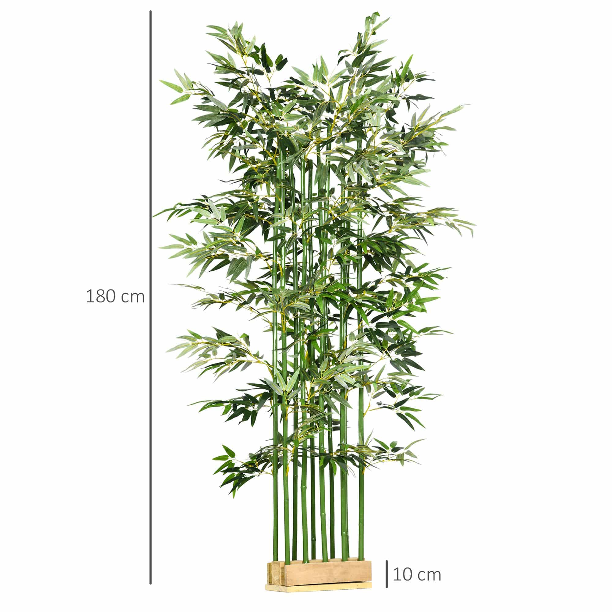 Kunstplant Bamboe Roomdivider 180 cm Hoog - Groen Kunstplant Bamboe Roomdivider 180 cm Hoog - Groen