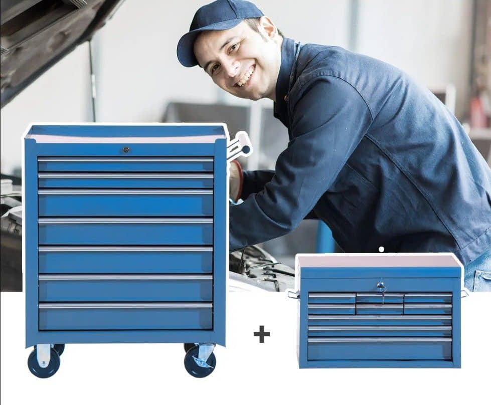 4goodz Gereedschapswagen met Wielen 7 Lades _ zonder inhoud