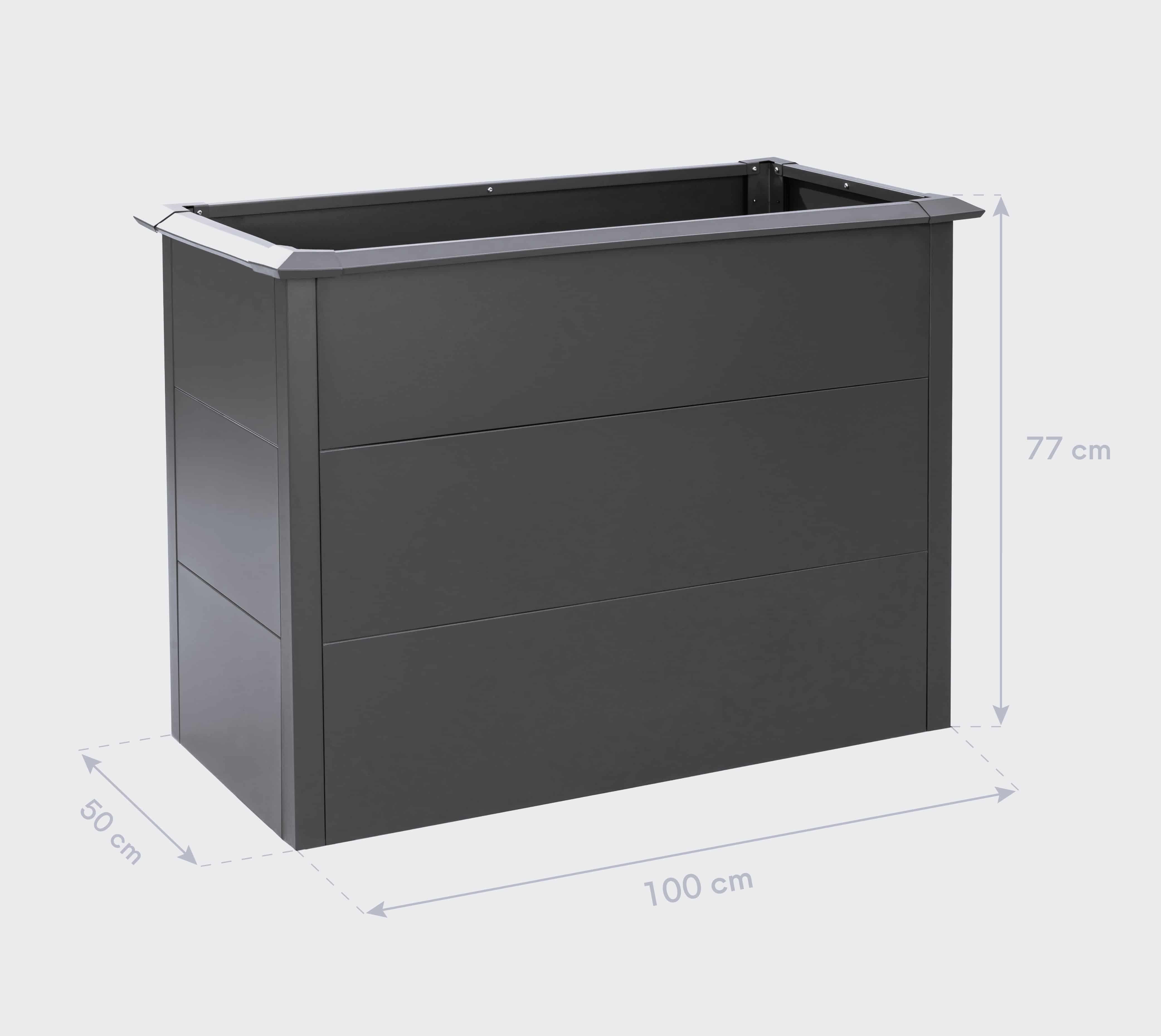 Westmann Plantenbak WMHPS771005 - Bloembak - 50x100x77 cm