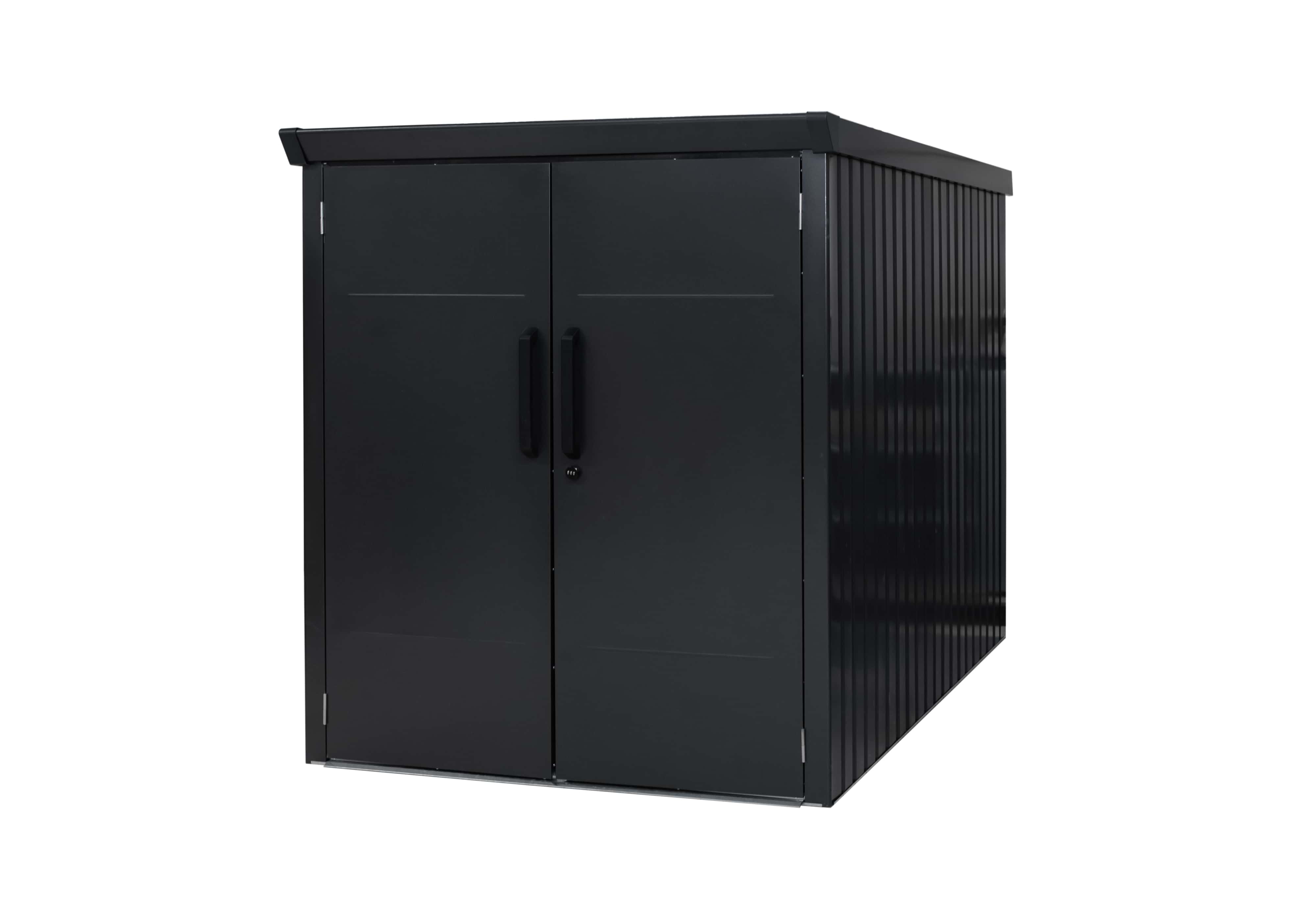 Westmann Velos 1 - Fietsenberging met Vloerplaten 222x131x151 cm - Antraciet