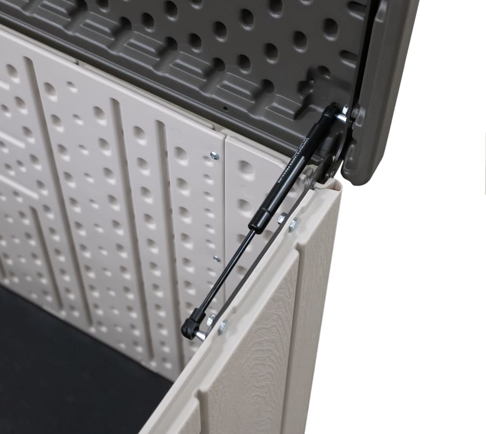 Lifetime Kunststof Kussenbox 570 ltr - Tuinkist 72x151x69cm - Bruin