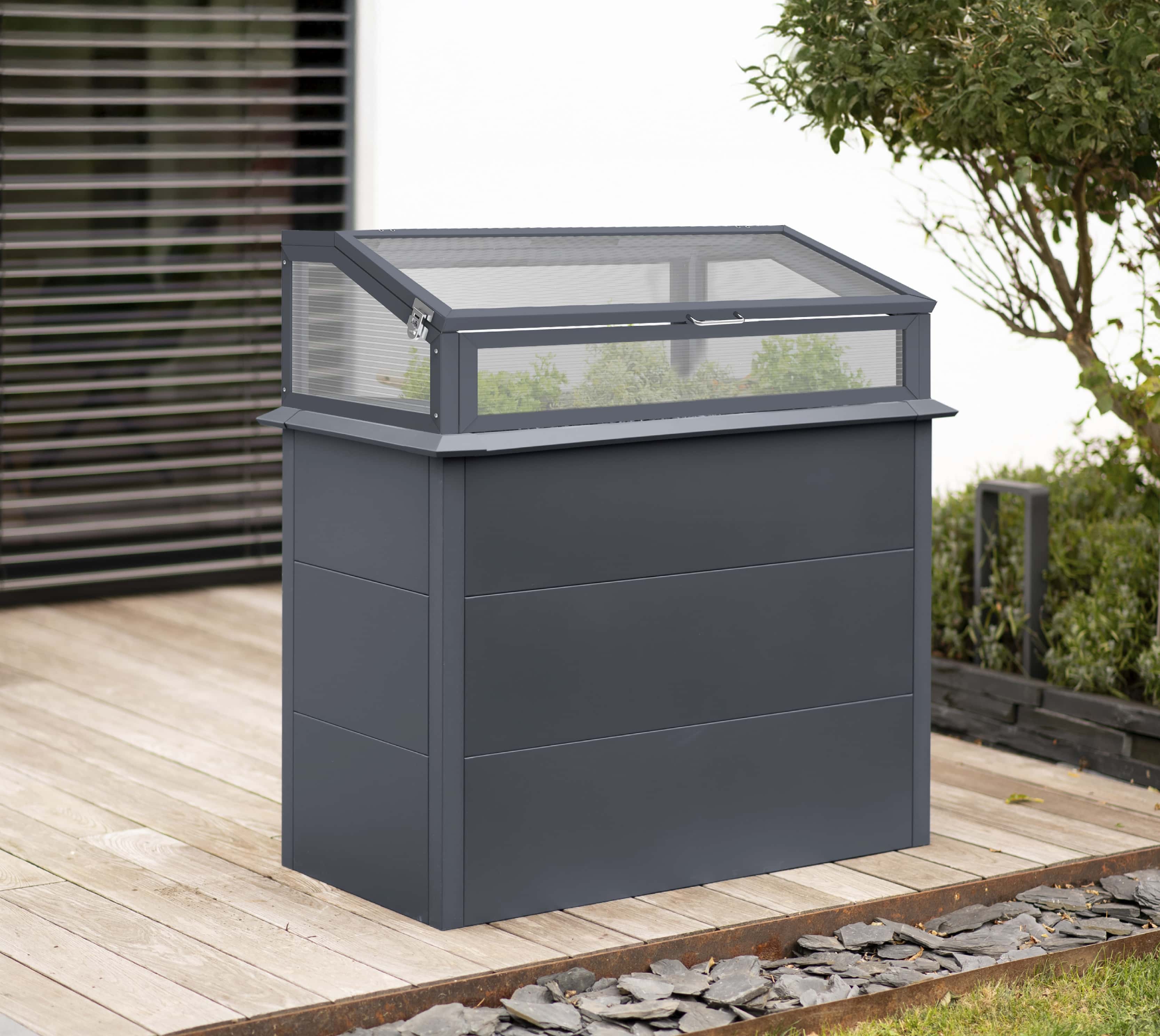 Westmann Primus Plus M - Verhoogde Kweekkas 100x50x113 cm - Antraciet