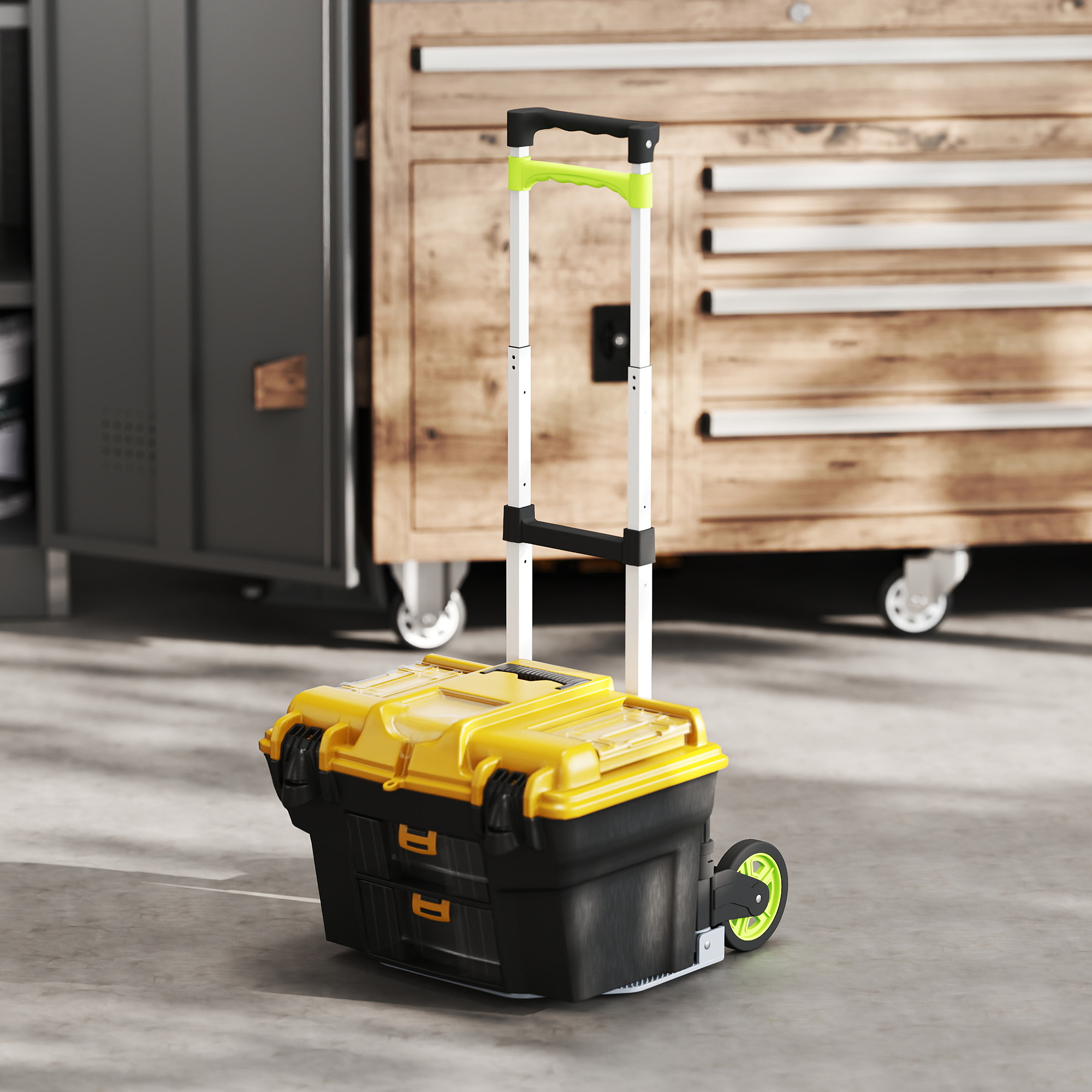 4goodz vouwbare steekwagen aluminium tot 100cm