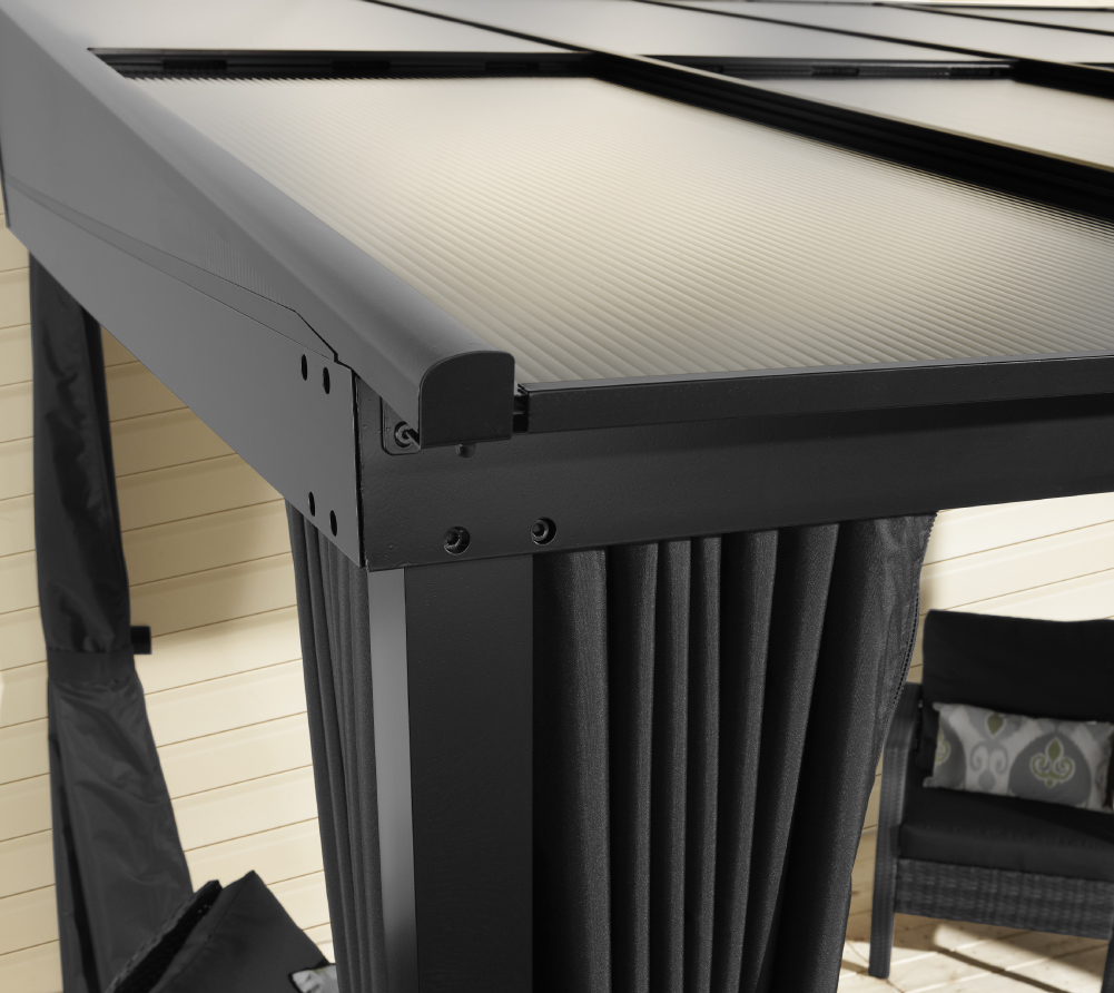 Sojag St.Barth Aluminium Terrasoverkapping - 363x483x240 cm- Antraciet