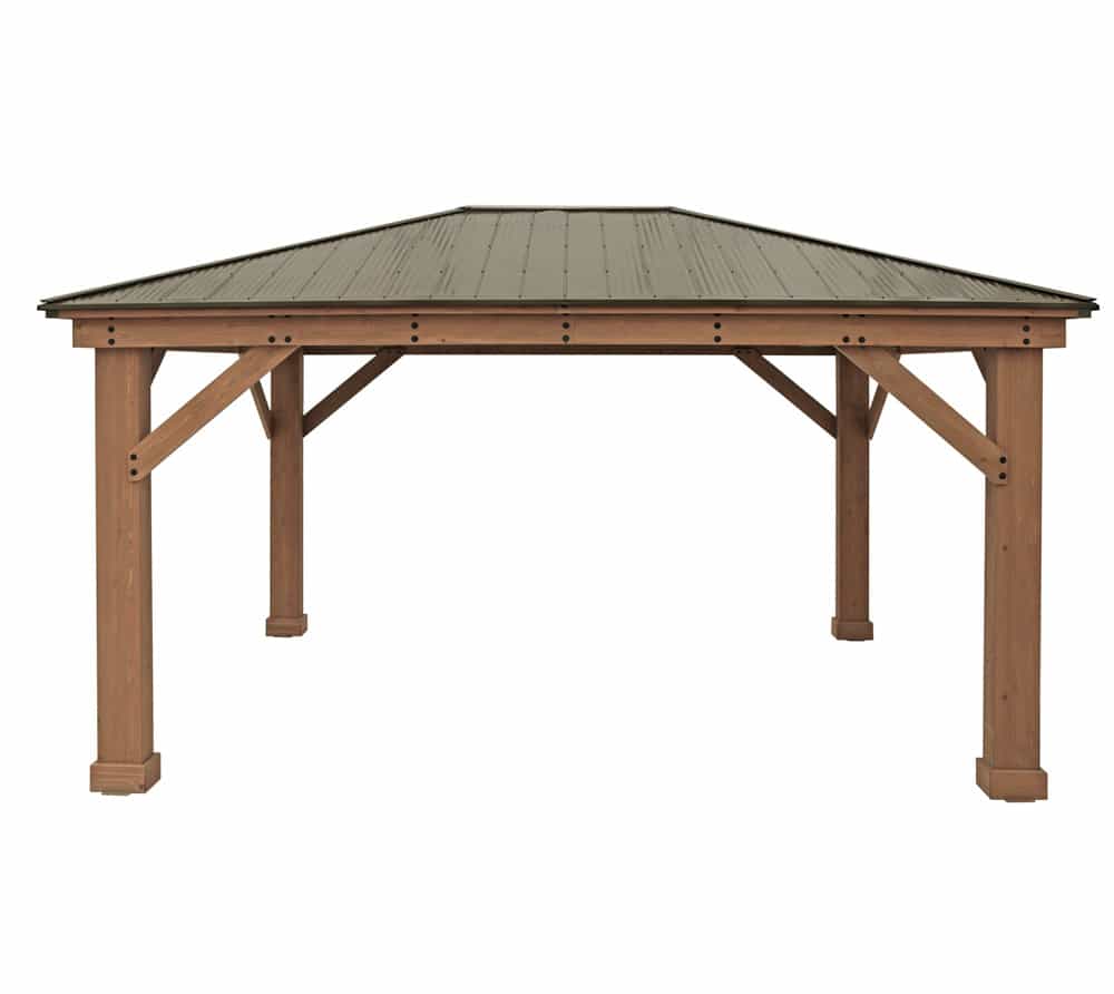 Westmann Paviljoen Gazebo Devon 12x16 - 490x371x315 cm - Bruin