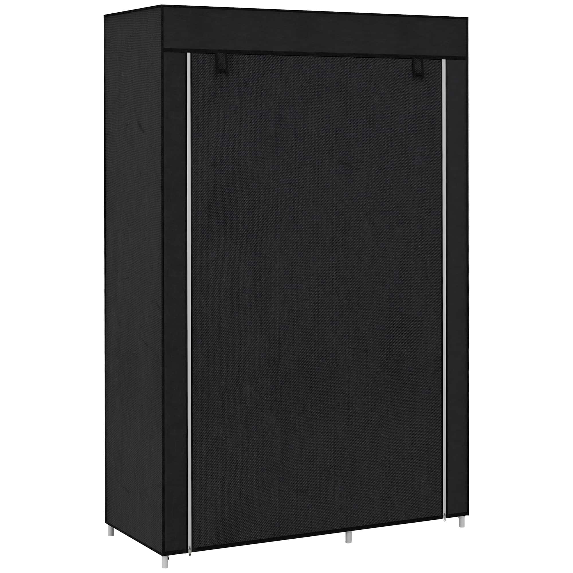 4goodz Stoffen Kledingkast - Opvouwbaar - 103x43x162,5 cm - Zwart