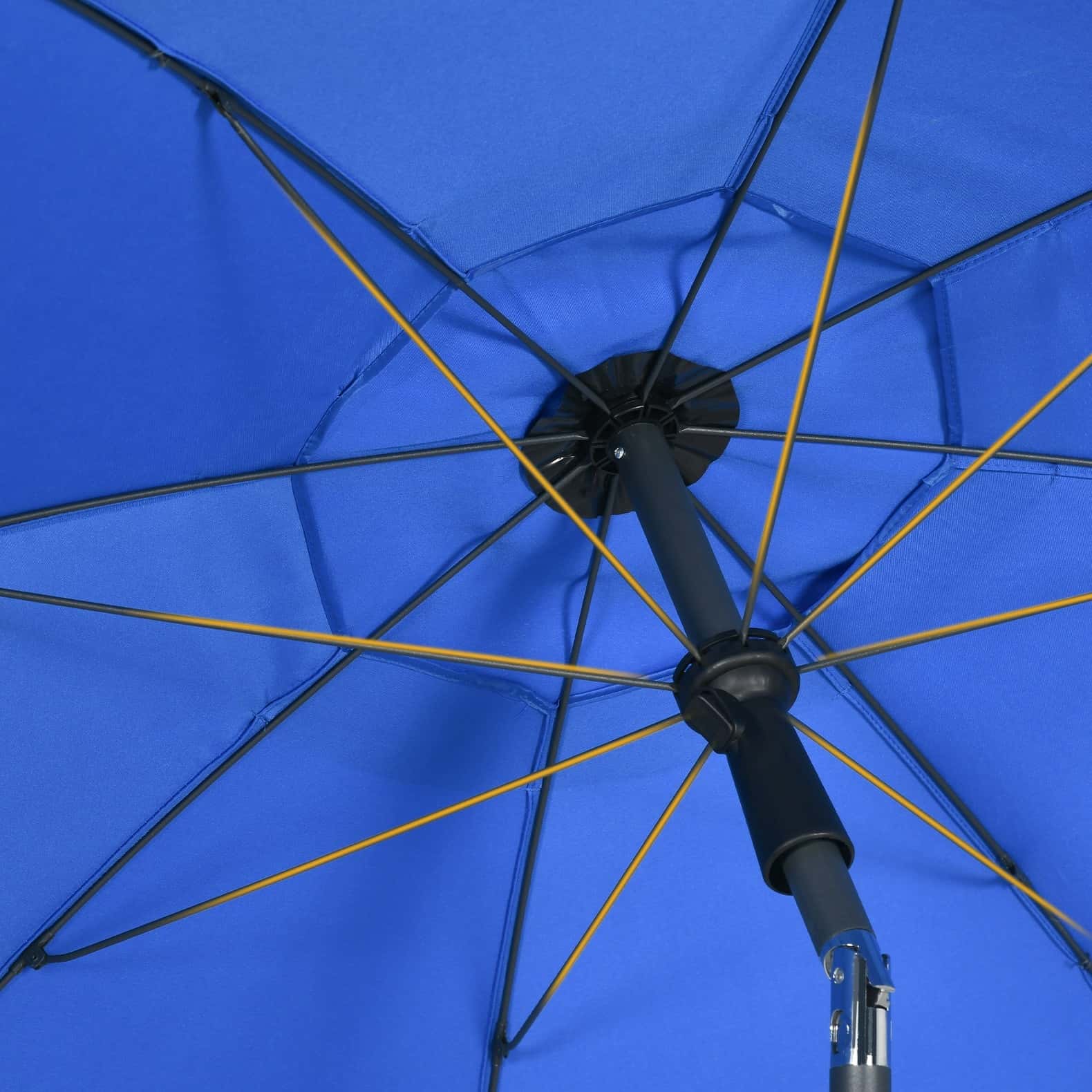 4goodz Strandparasol met Windvanger - Kantelbaar - UV50+ - Blauw
