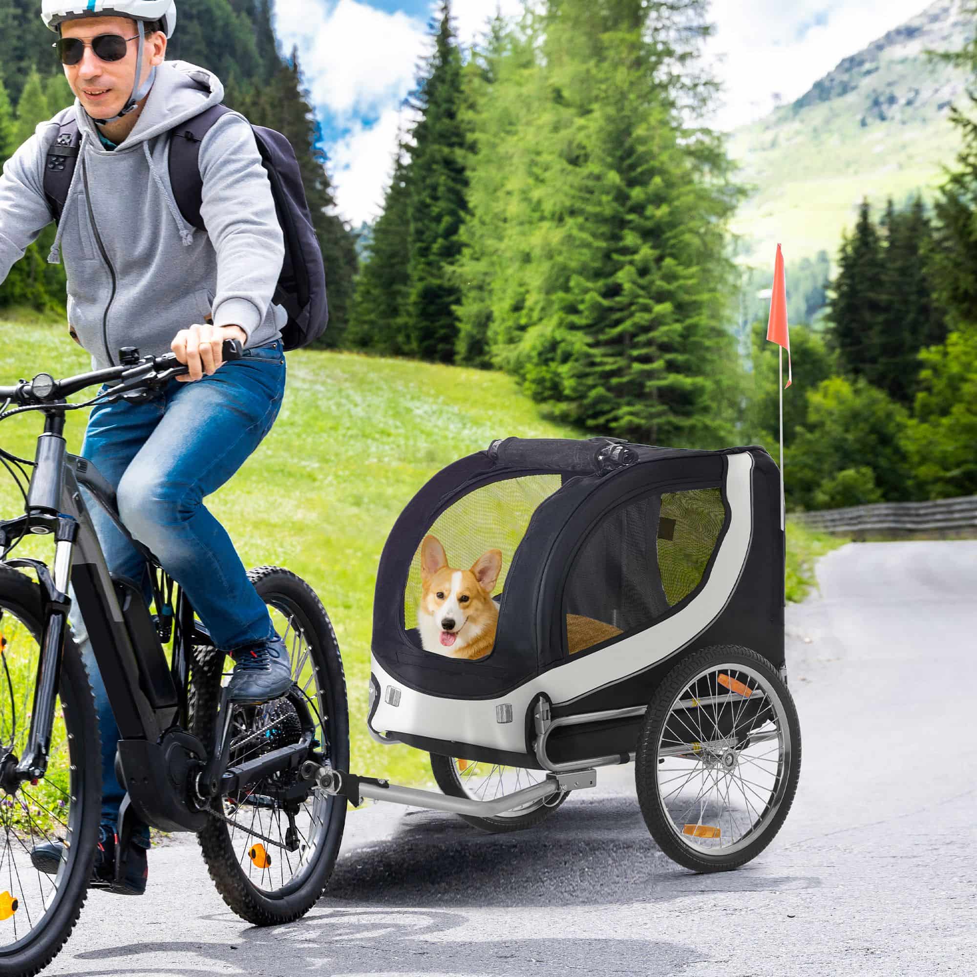 4goodz PawHut Hondenkar Fietskar Hondendrager