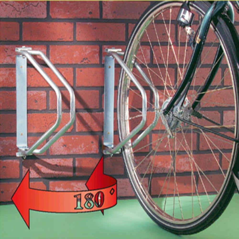 4toolz wandbeugel fiets 180 graden draaibaar - Zilverkleurig